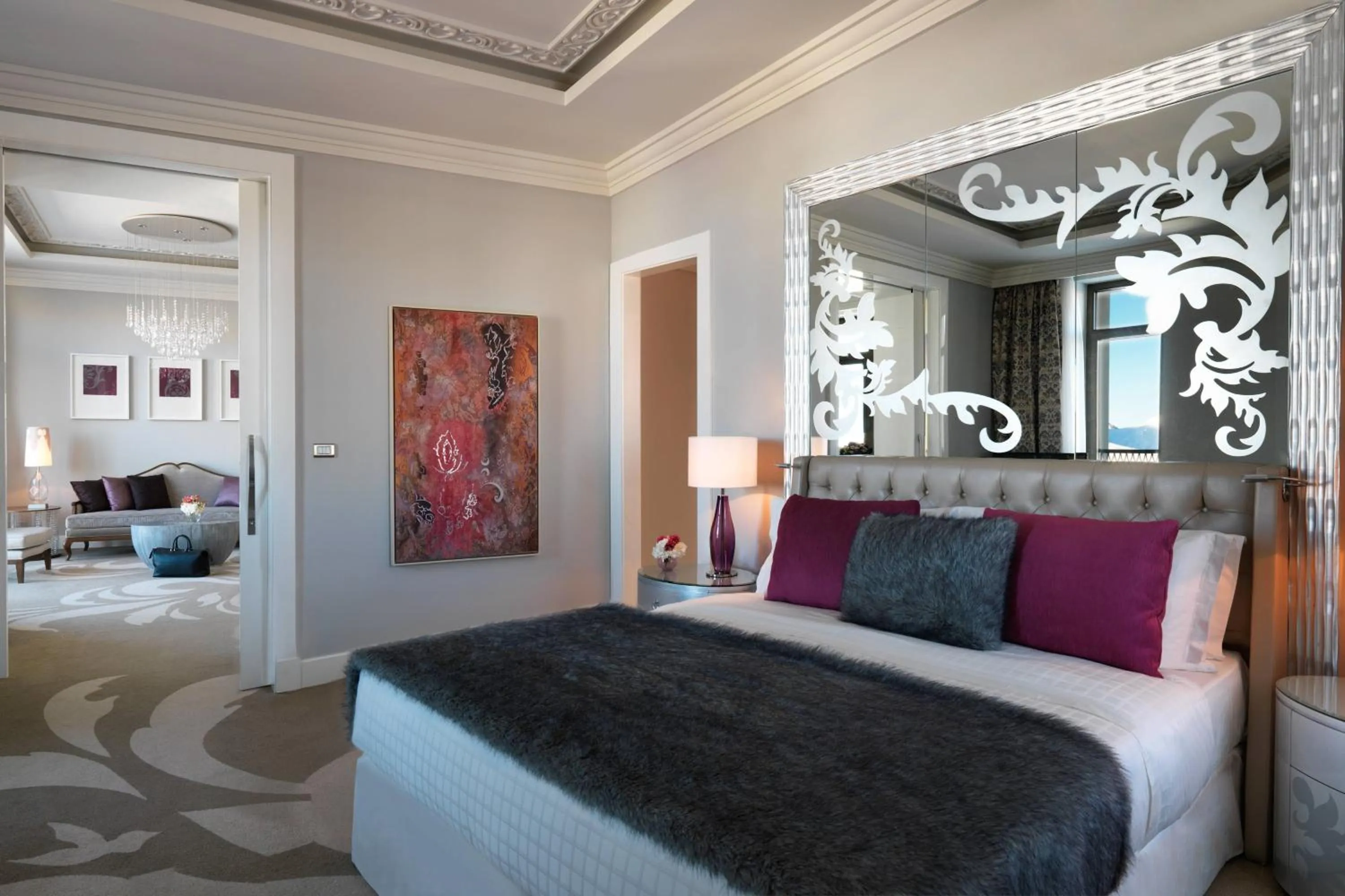 Bedroom, Bed in Pik Palace, Shahdag, Autograph Collection
