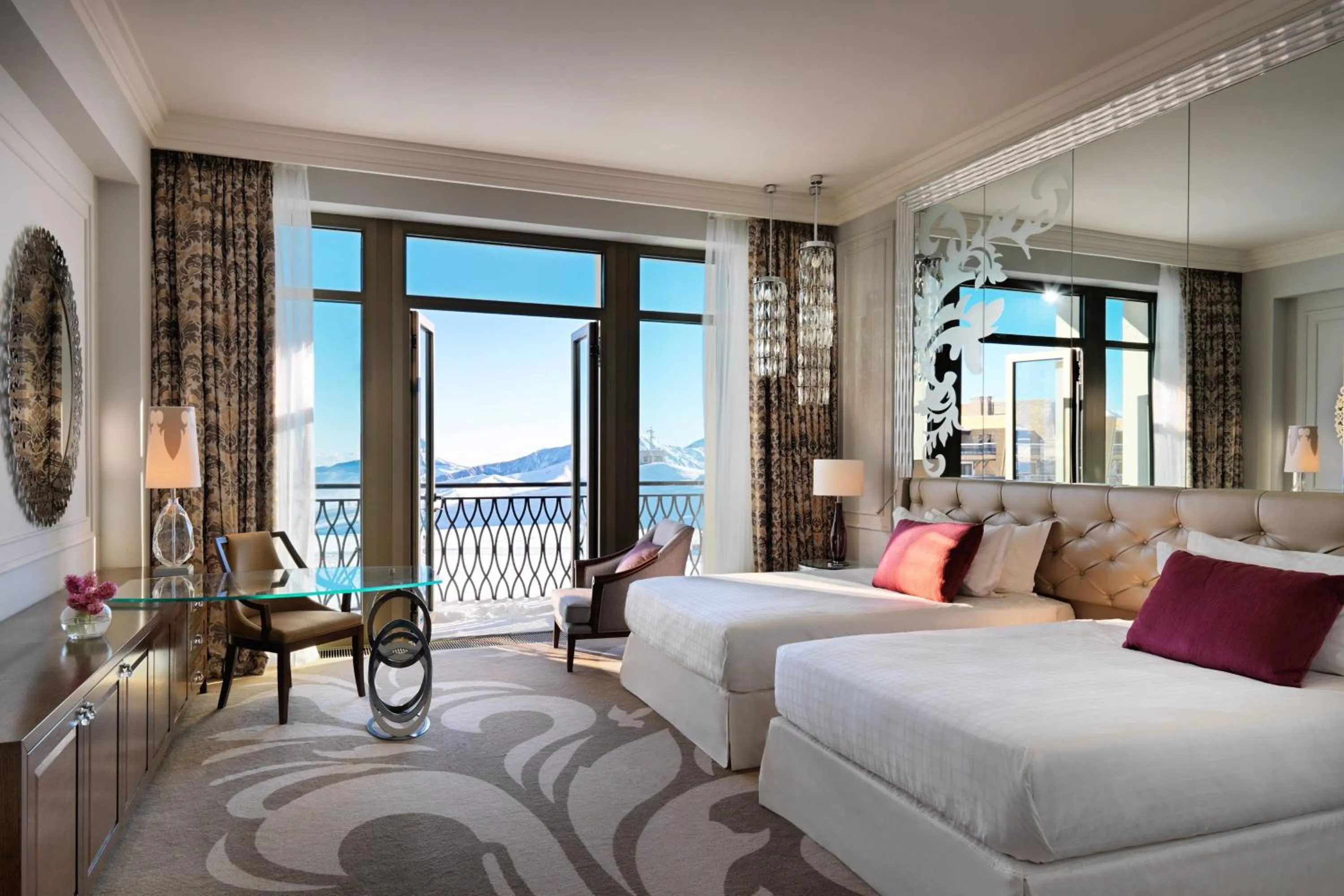 Photo of the whole room, Bed in Pik Palace, Shahdag, Autograph Collection