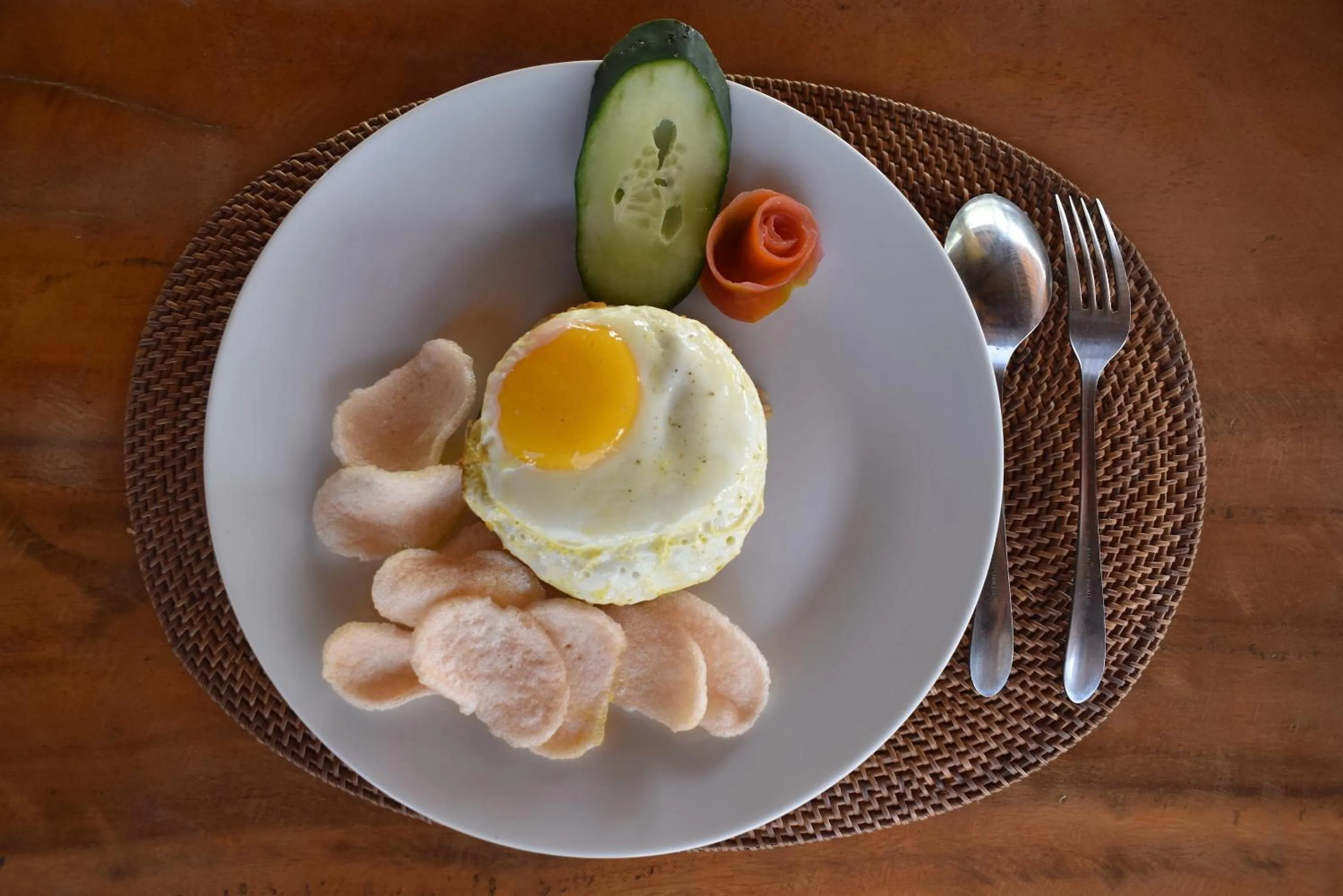 Food close-up in Bali Belva