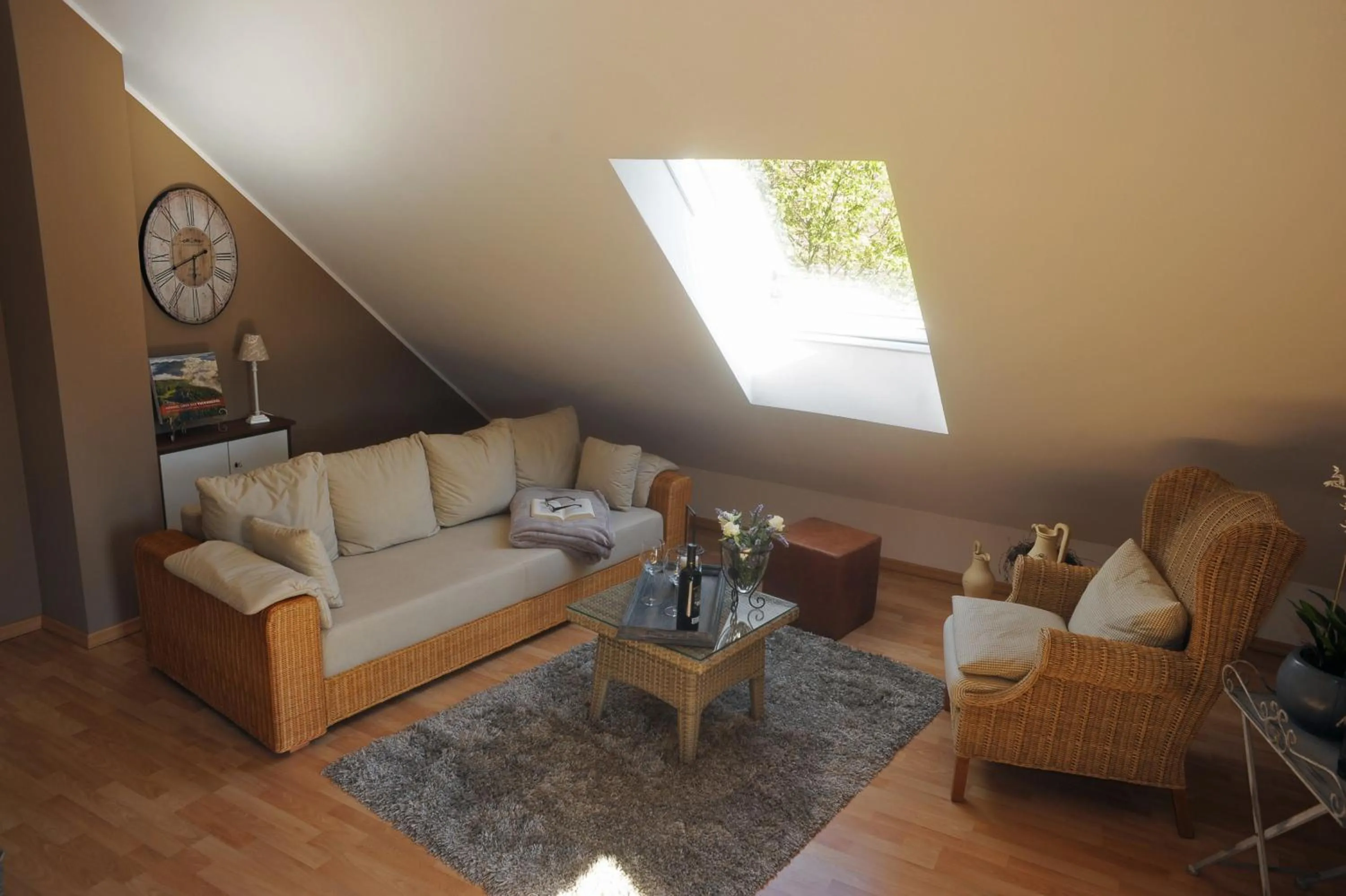 Living room in Ferienwohnung Landfein Schalkenmehren