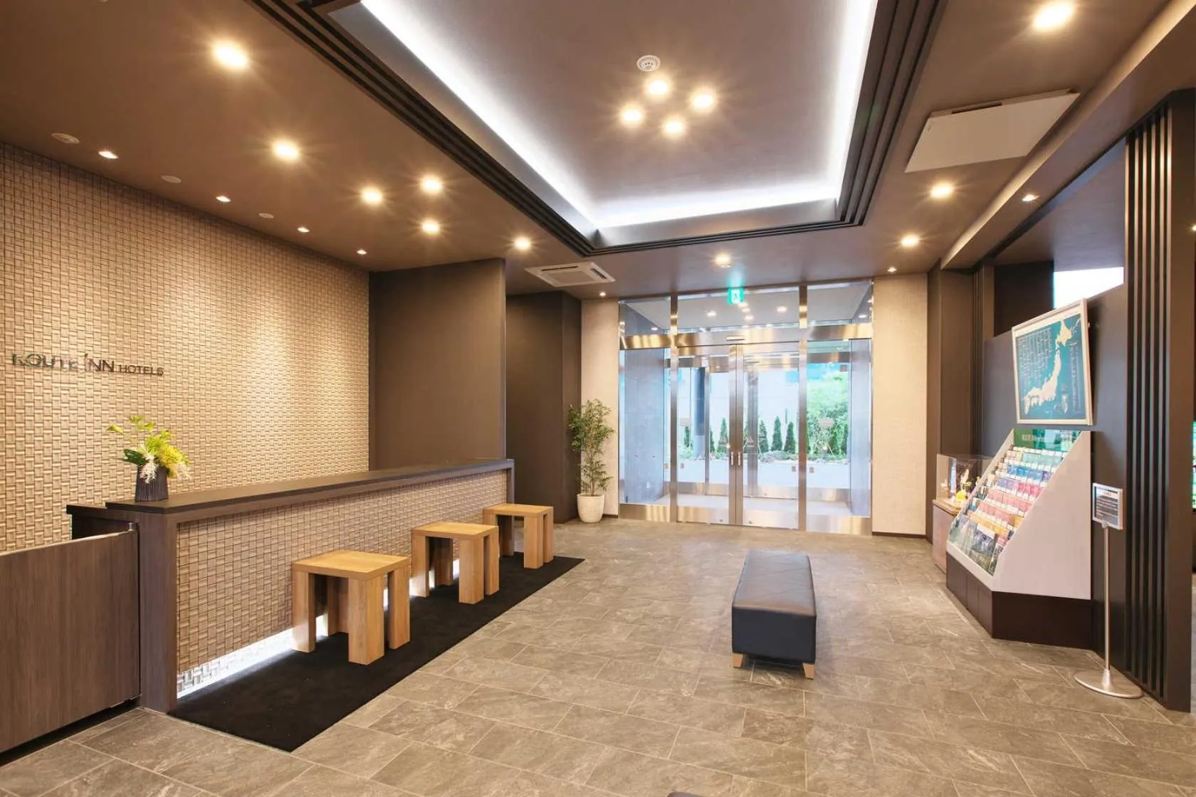 Lobby or reception in Hotel Route Inn Grand Nakano Obuse