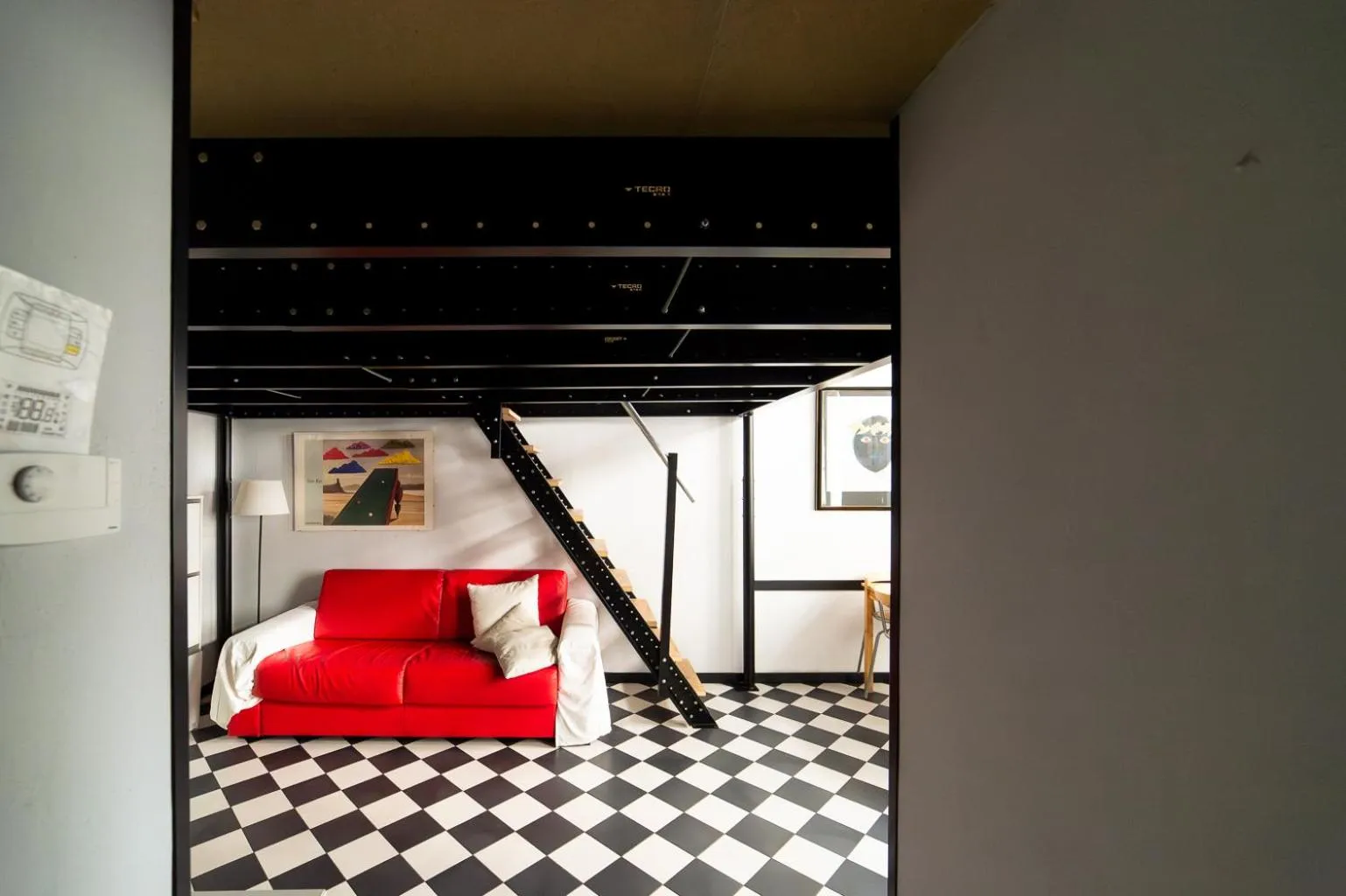 Living room, Bed in Hbhall Residenze Darsena