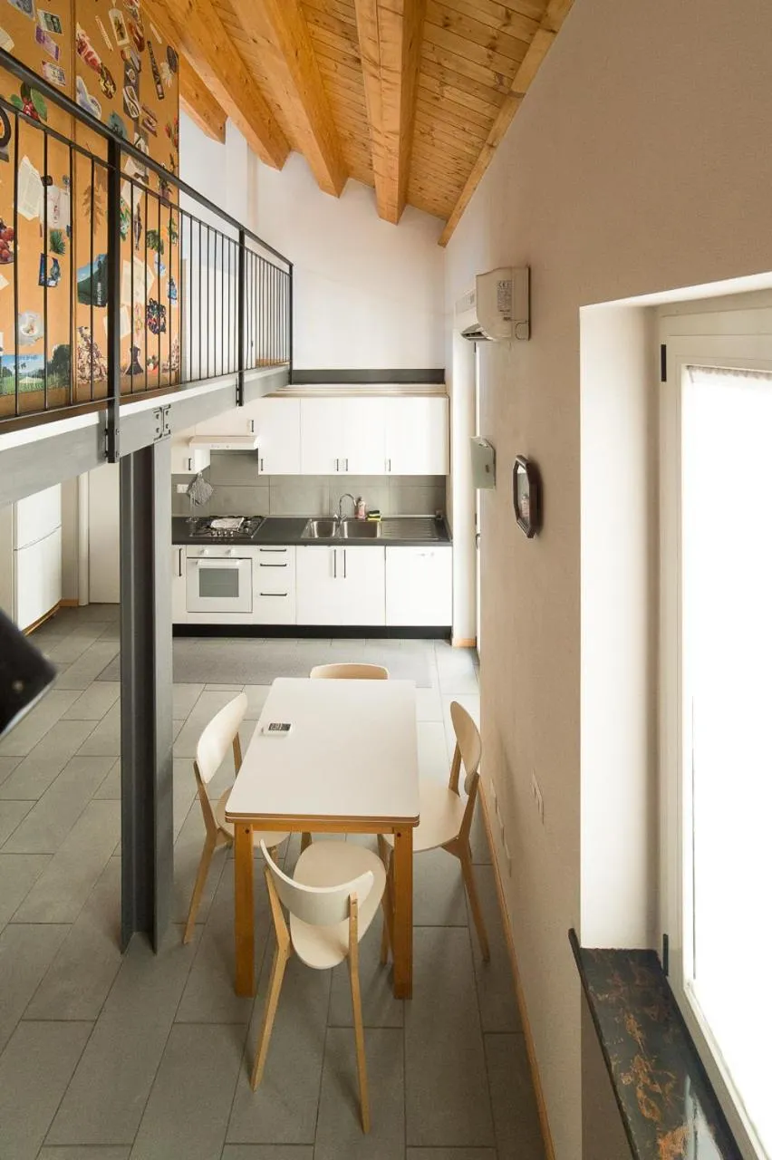 Kitchen or kitchenette in Hbhall Residenze Darsena