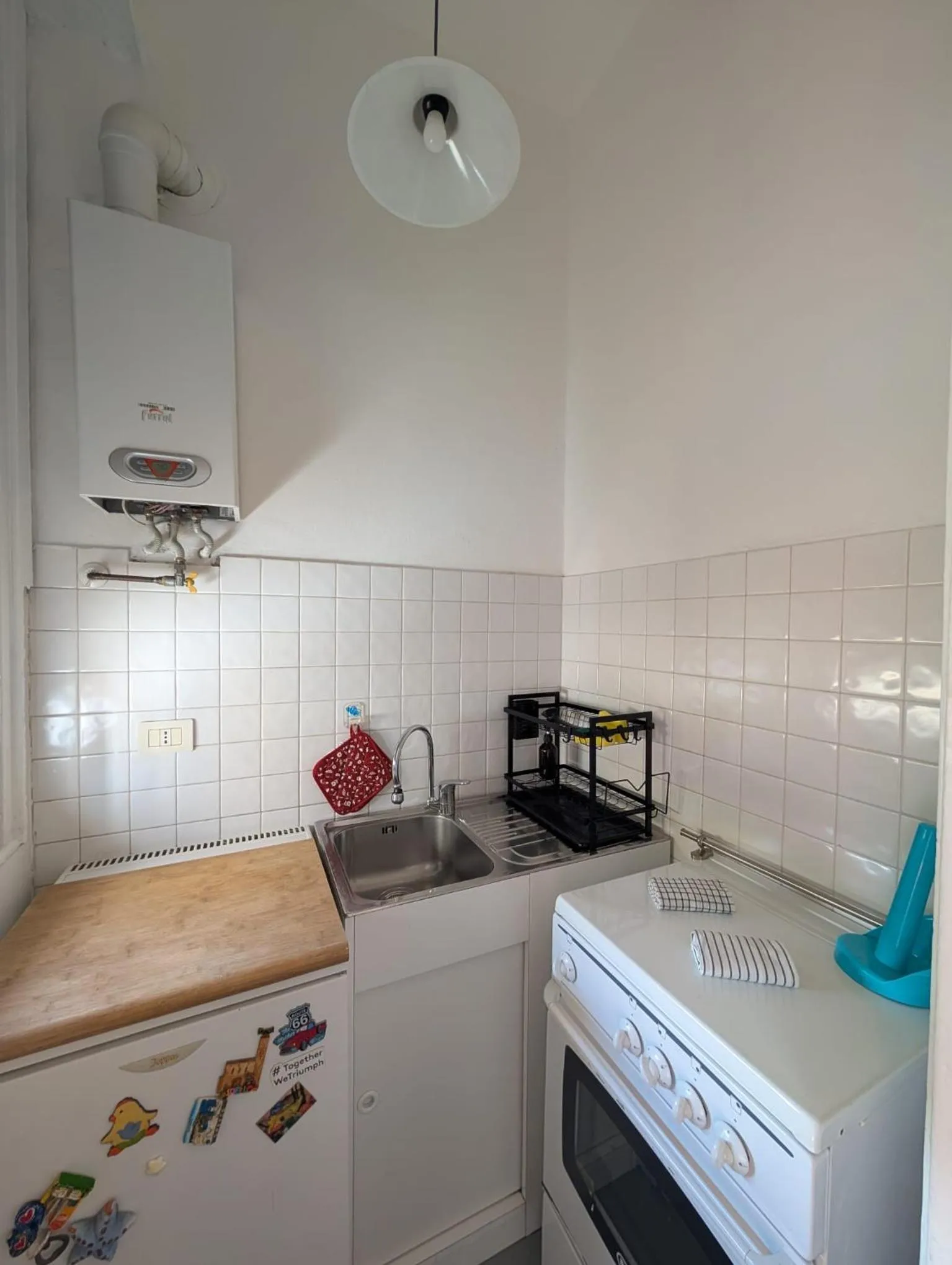 Kitchen or kitchenette in Hbhall Residenze Darsena