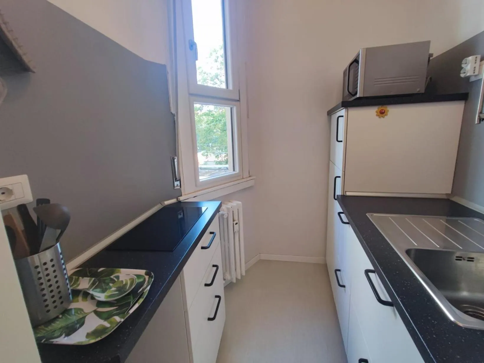 Kitchen or kitchenette in Hbhall Residenze Darsena