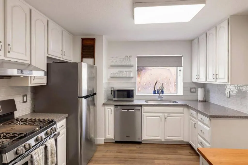 Kitchen or kitchenette in Pacifica Storybook Beach House