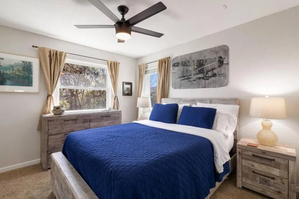 Bed in Pacifica Storybook Beach House