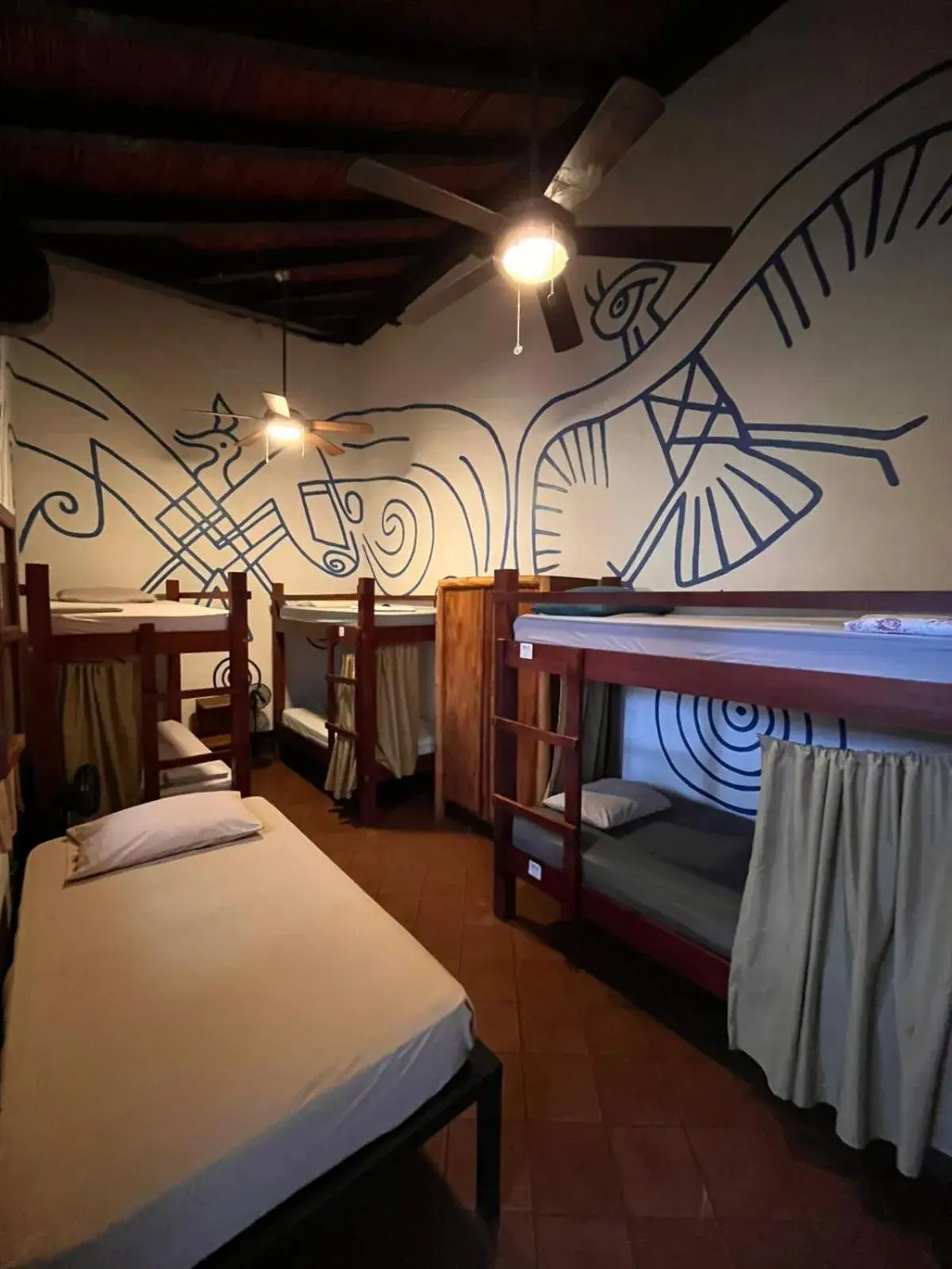 Bunk Bed in Male Dormitory Room in Cueva Nica Bunk Bed in Male Dormitory Room in Cueva Nica