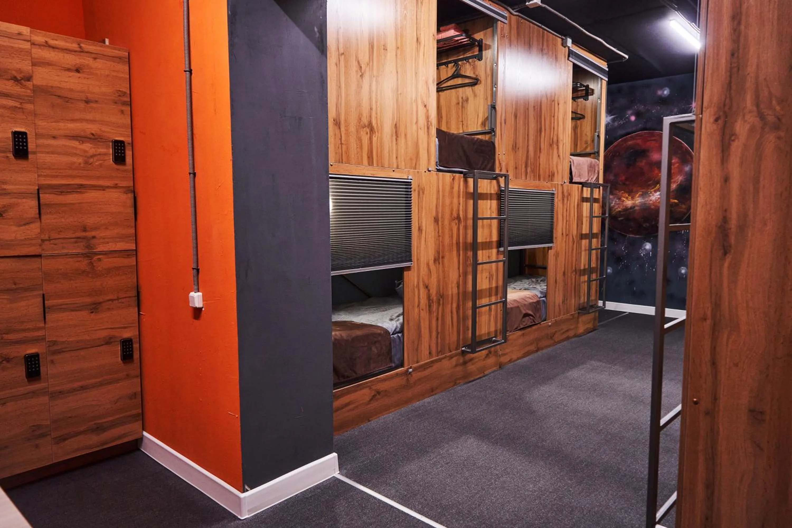 bunk bed in Gagarin Capsule Hotel