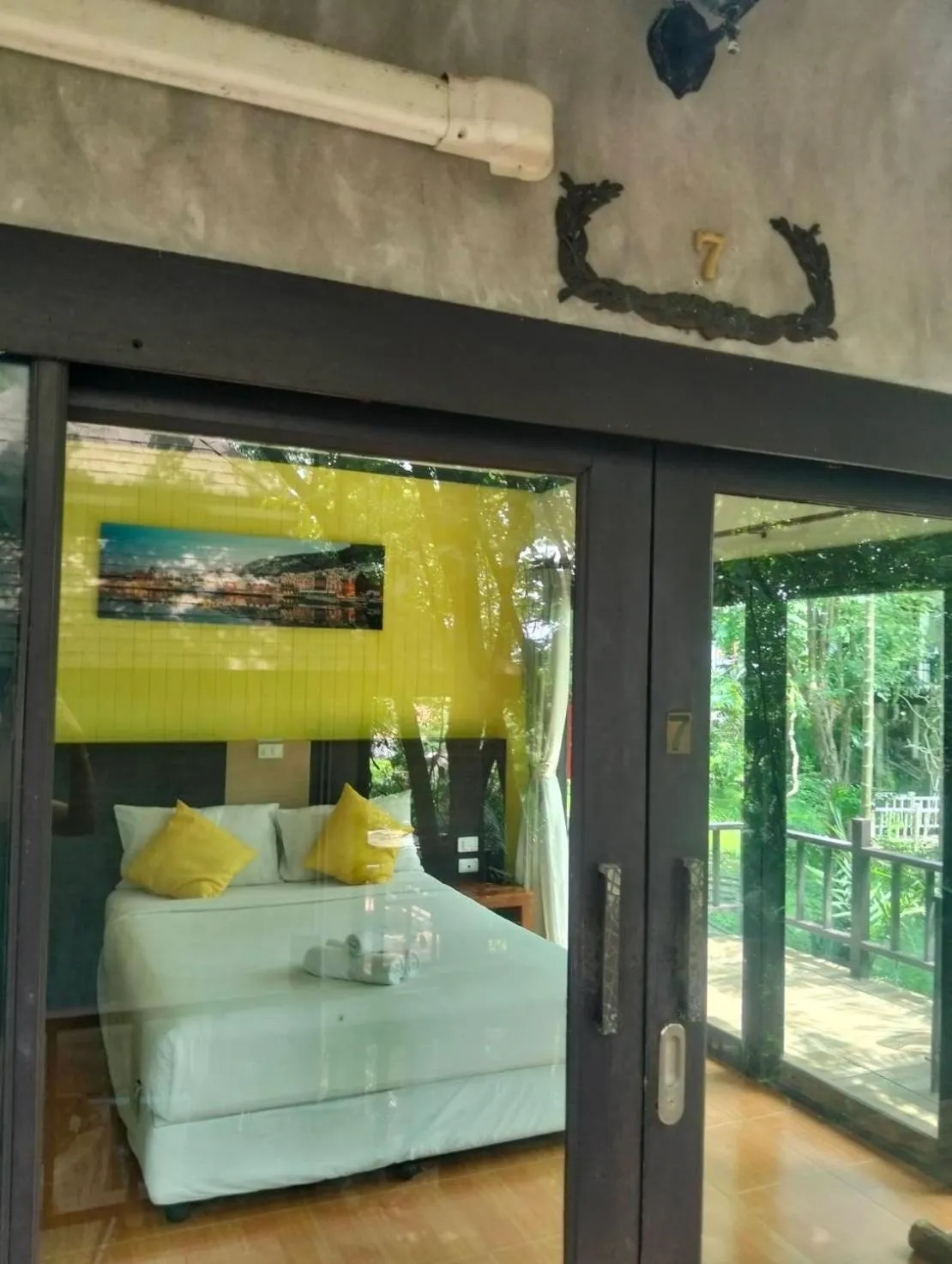 Bed in สงขลาคีรี รีสอร์ท SongkhlaKeeree Resort