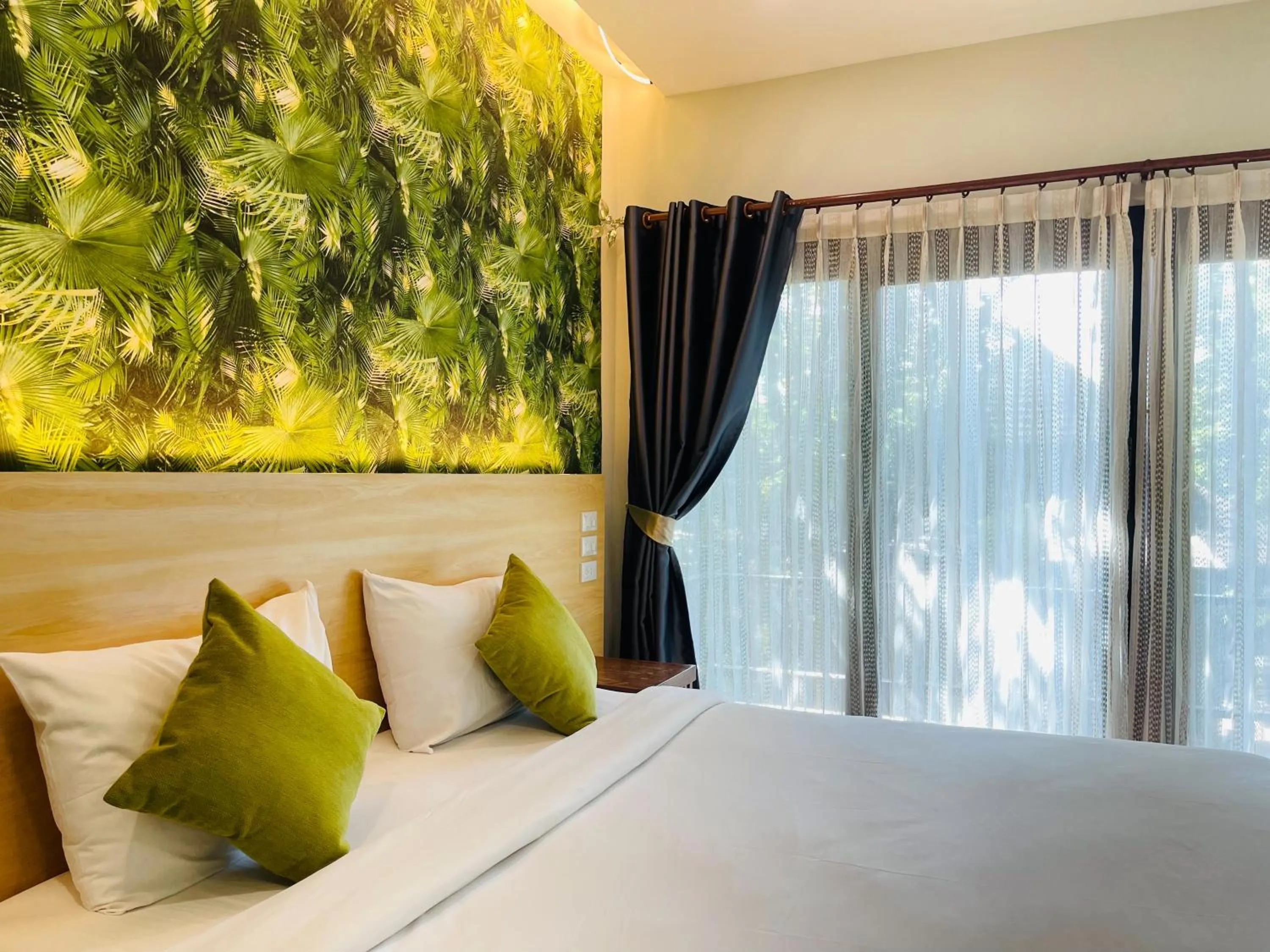 Bed in สงขลาคีรี รีสอร์ท SongkhlaKeeree Resort