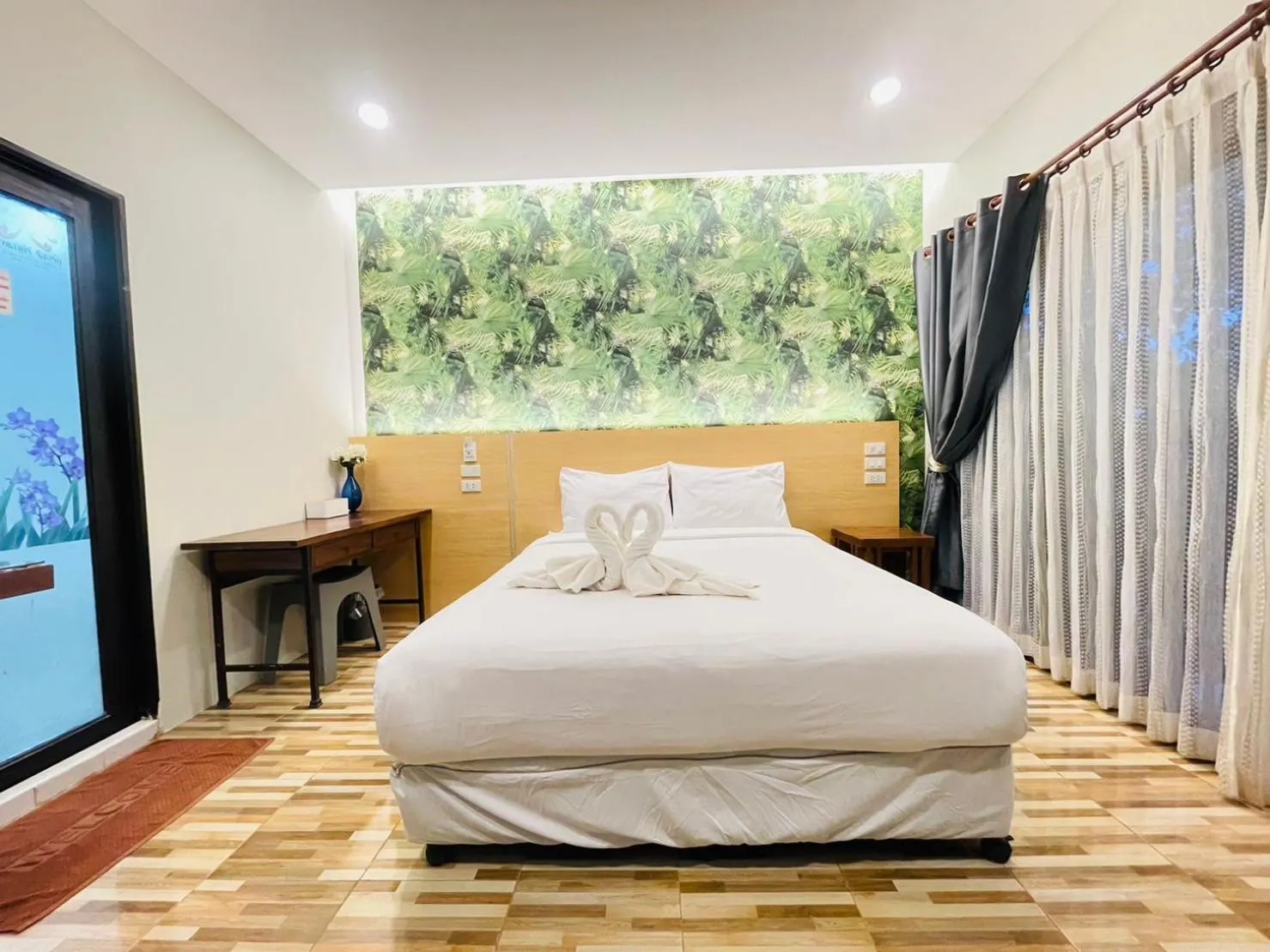 Bed in สงขลาคีรี รีสอร์ท SongkhlaKeeree Resort