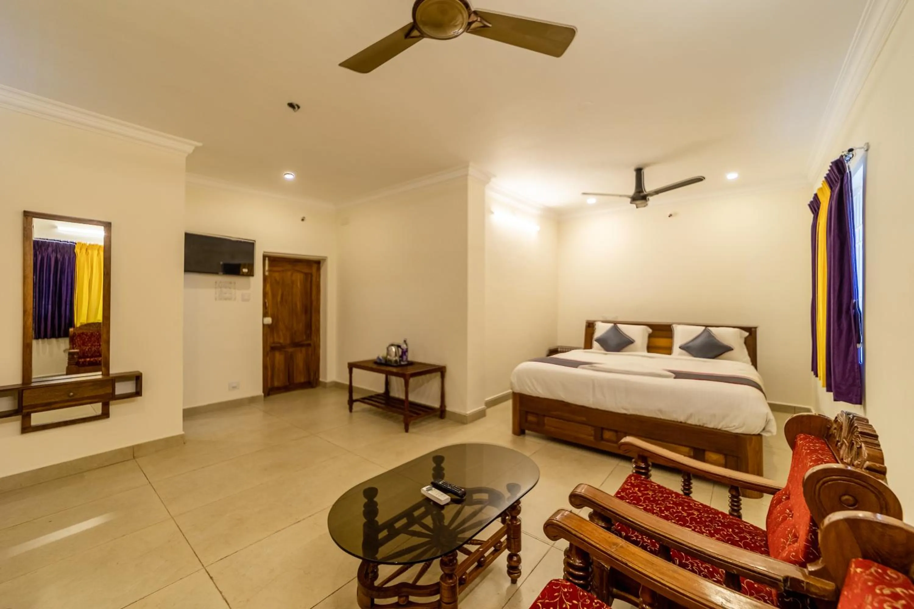 Bed in Yellow Residency