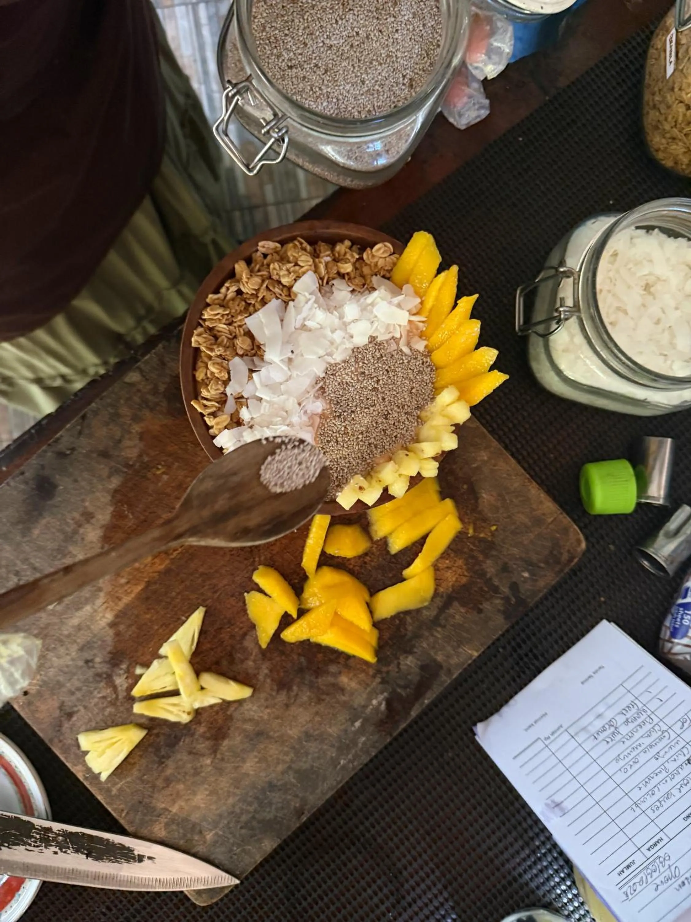 Food and drinks in Florine's Garden