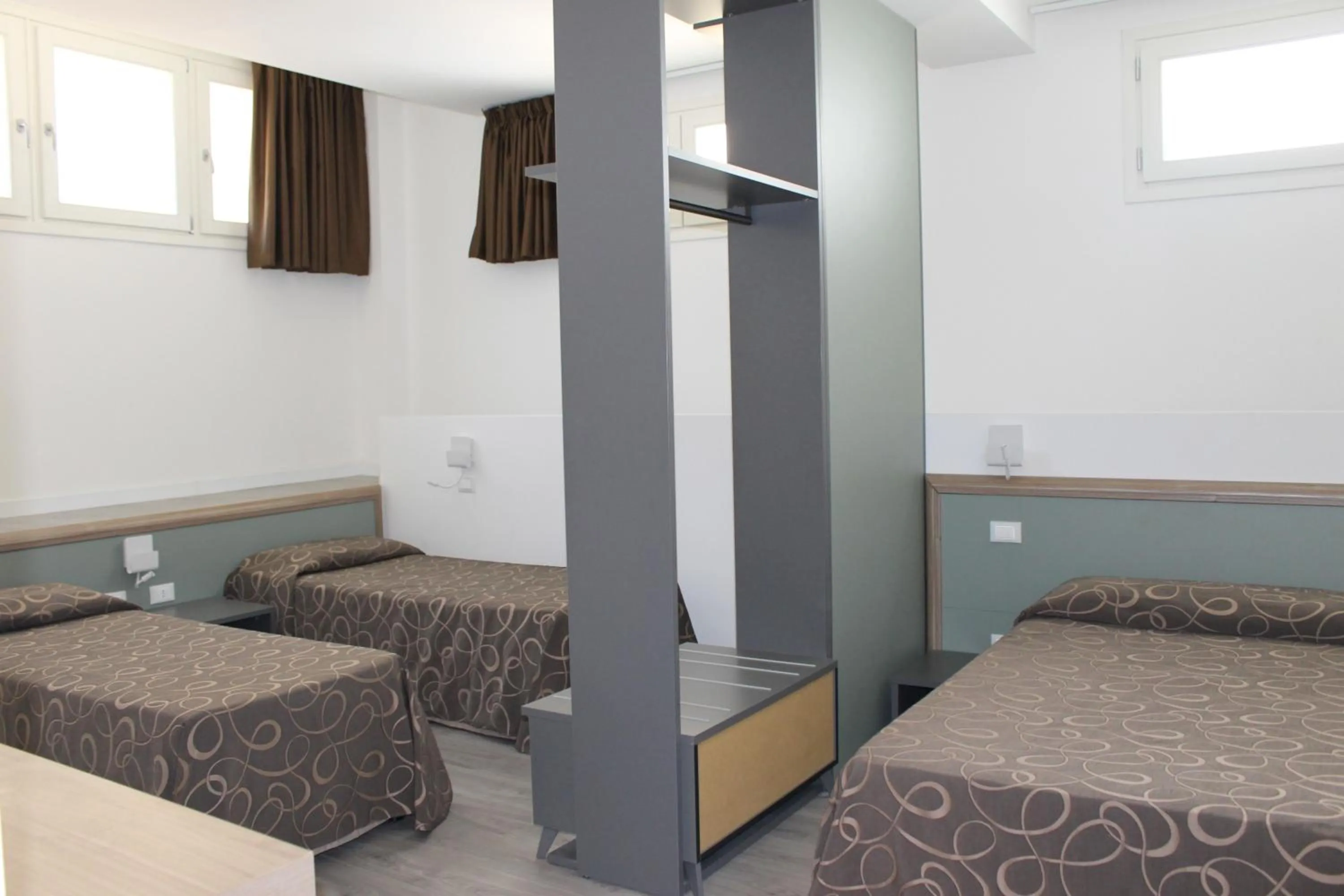 Bed in Hotel Galileo