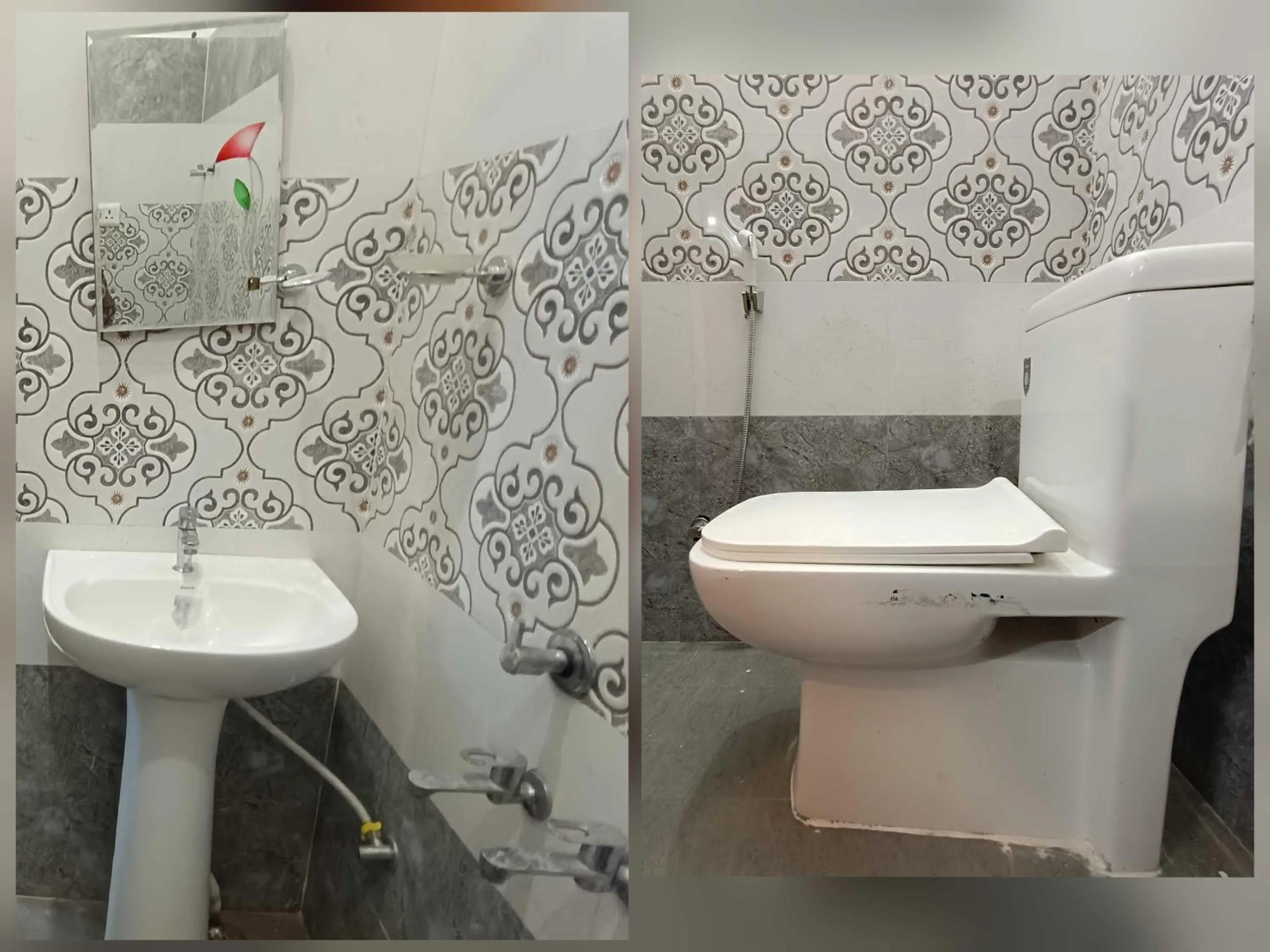 Bathroom in Hotel O Home Kanak Hotel & Resort Homestay