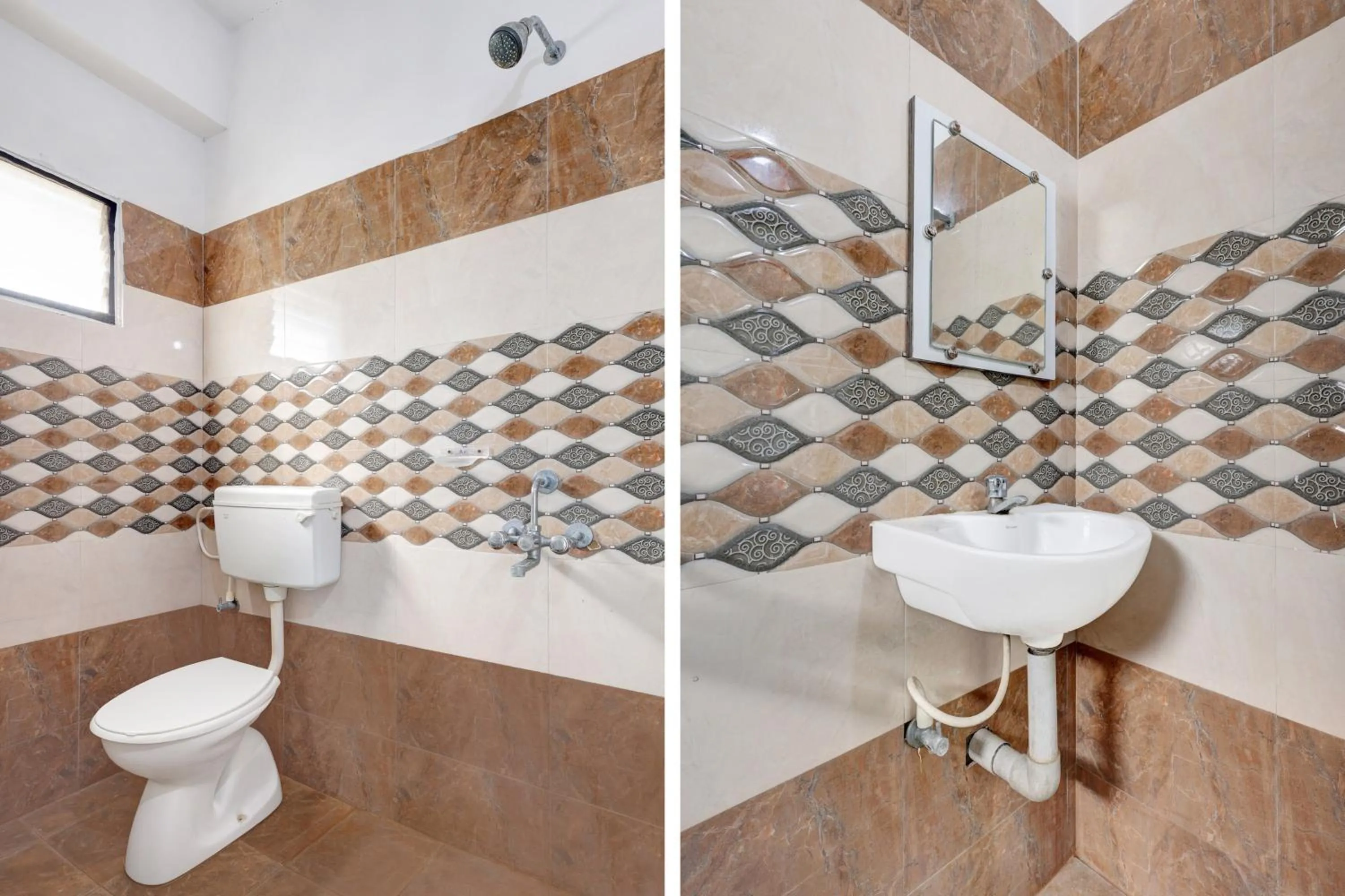 Bathroom in Super Hotel O Ramaraopet Near Kakinada Beach