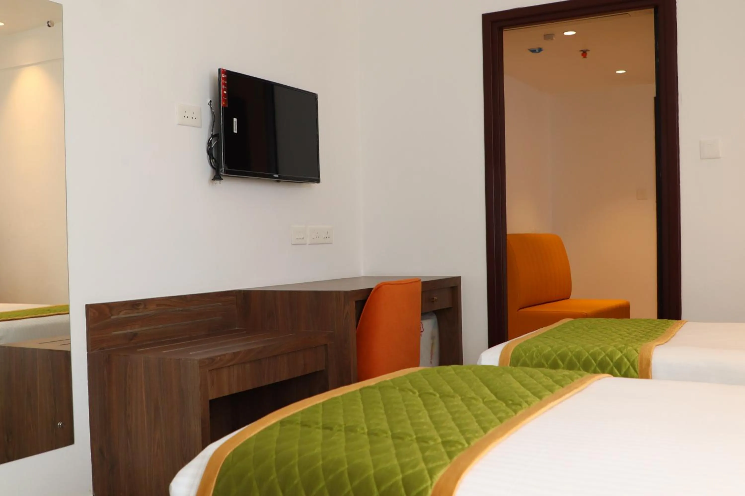 Bed in Hotel Seven Lights