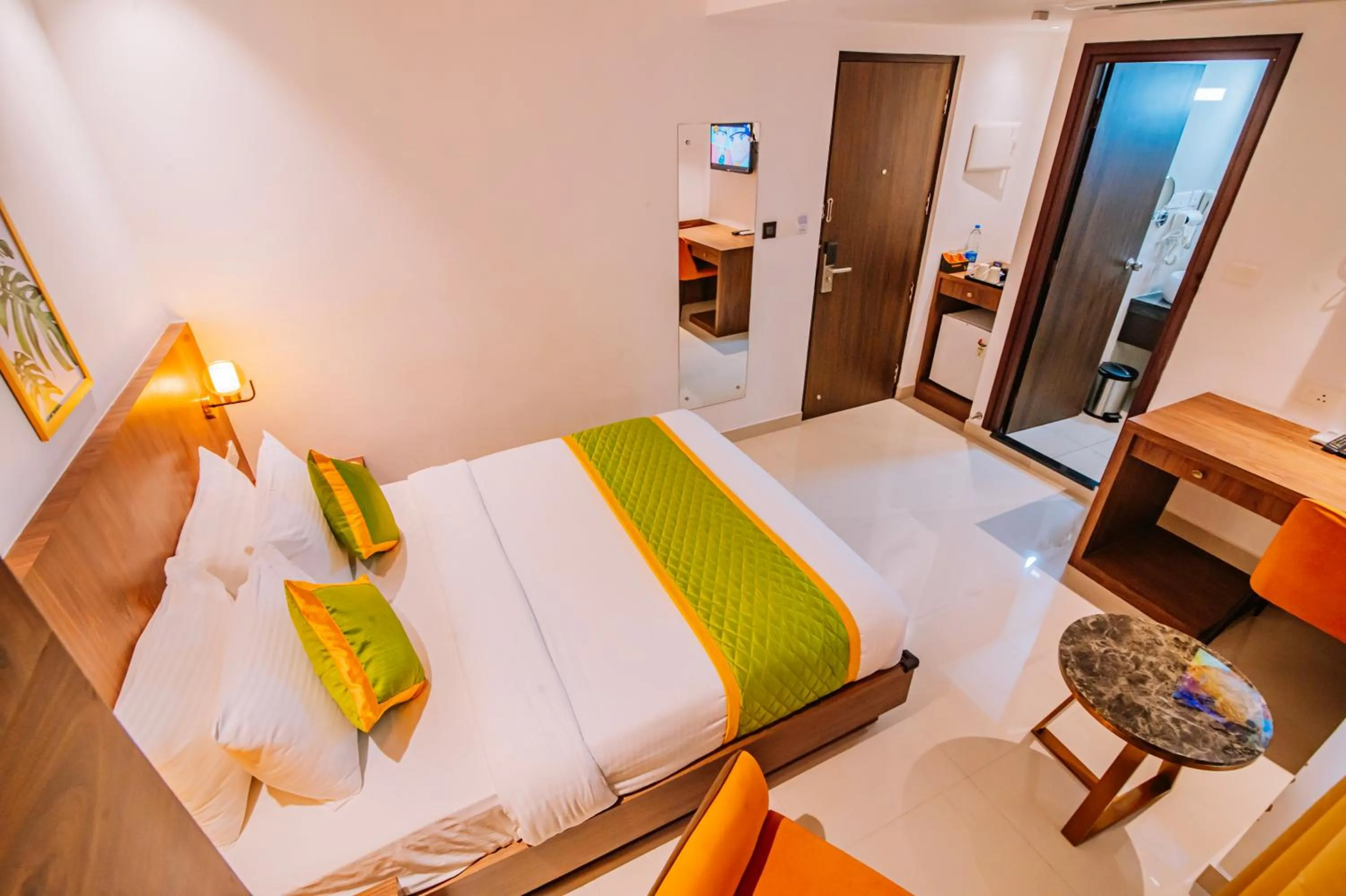 Bedroom, Bed in Hotel Seven Lights