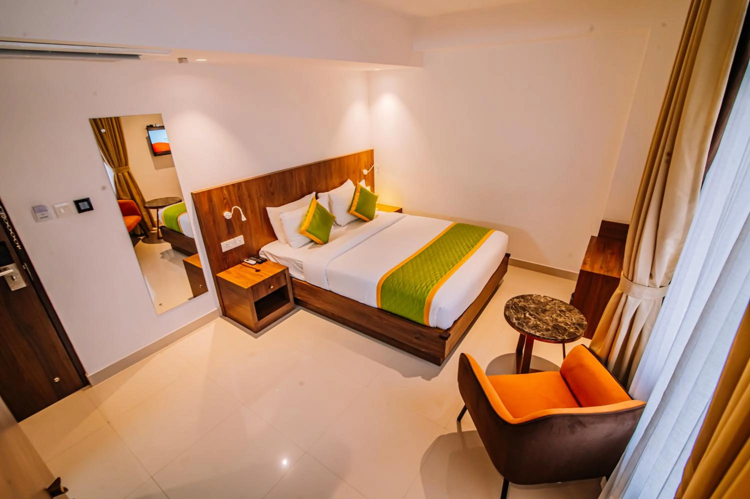 Bedroom, Bed in Hotel Seven Lights