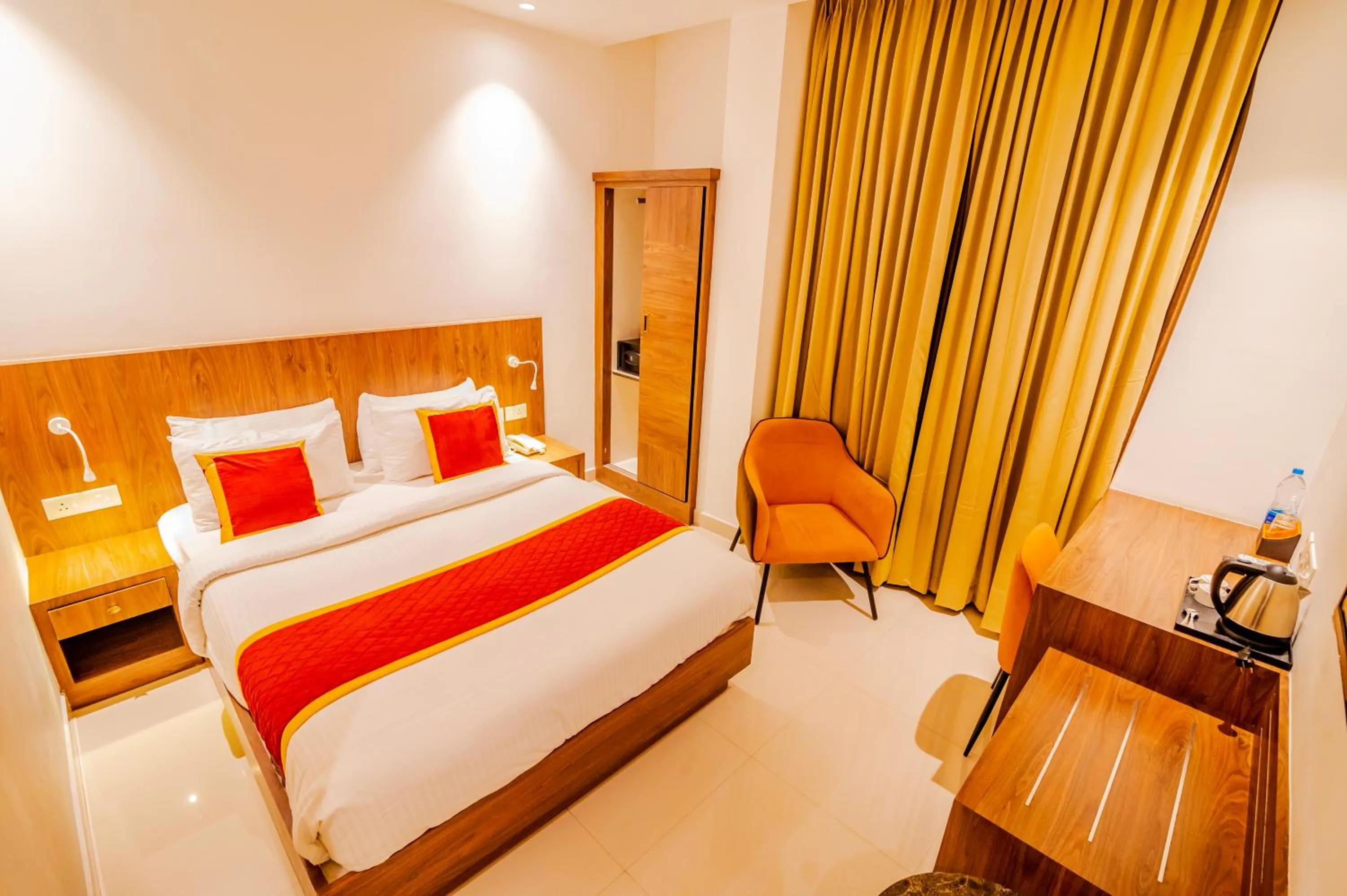 Bed in Hotel Seven Lights