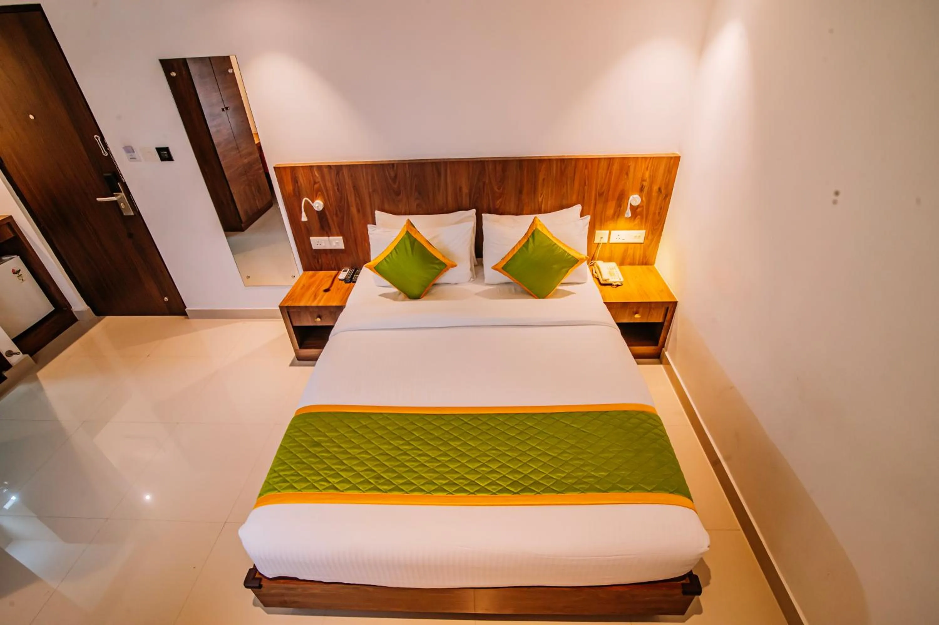 Bed in Hotel Seven Lights