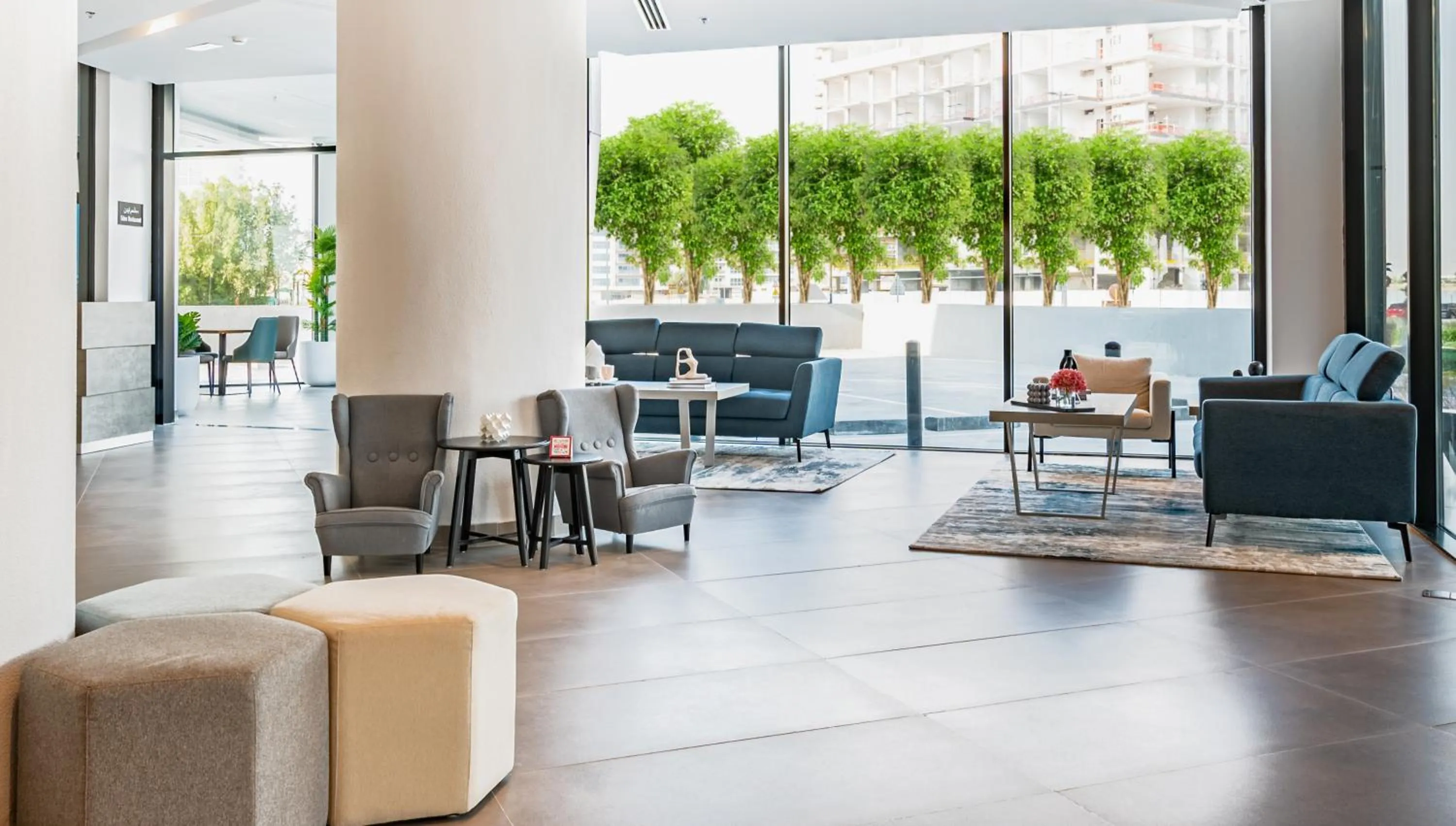 Seating area in Pyramisa Hotel Apartments