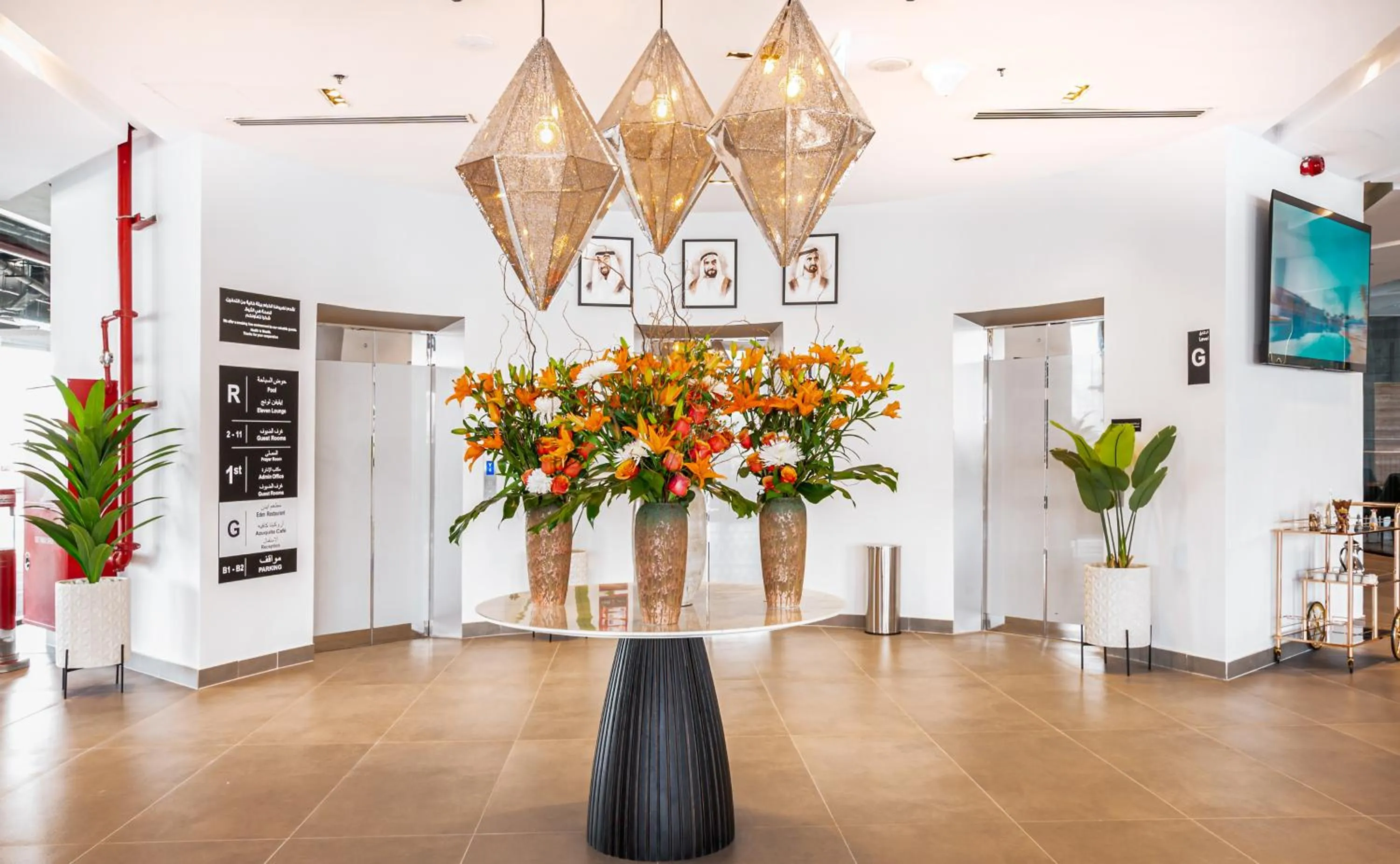 Lobby or reception in Pyramisa Hotel Apartments