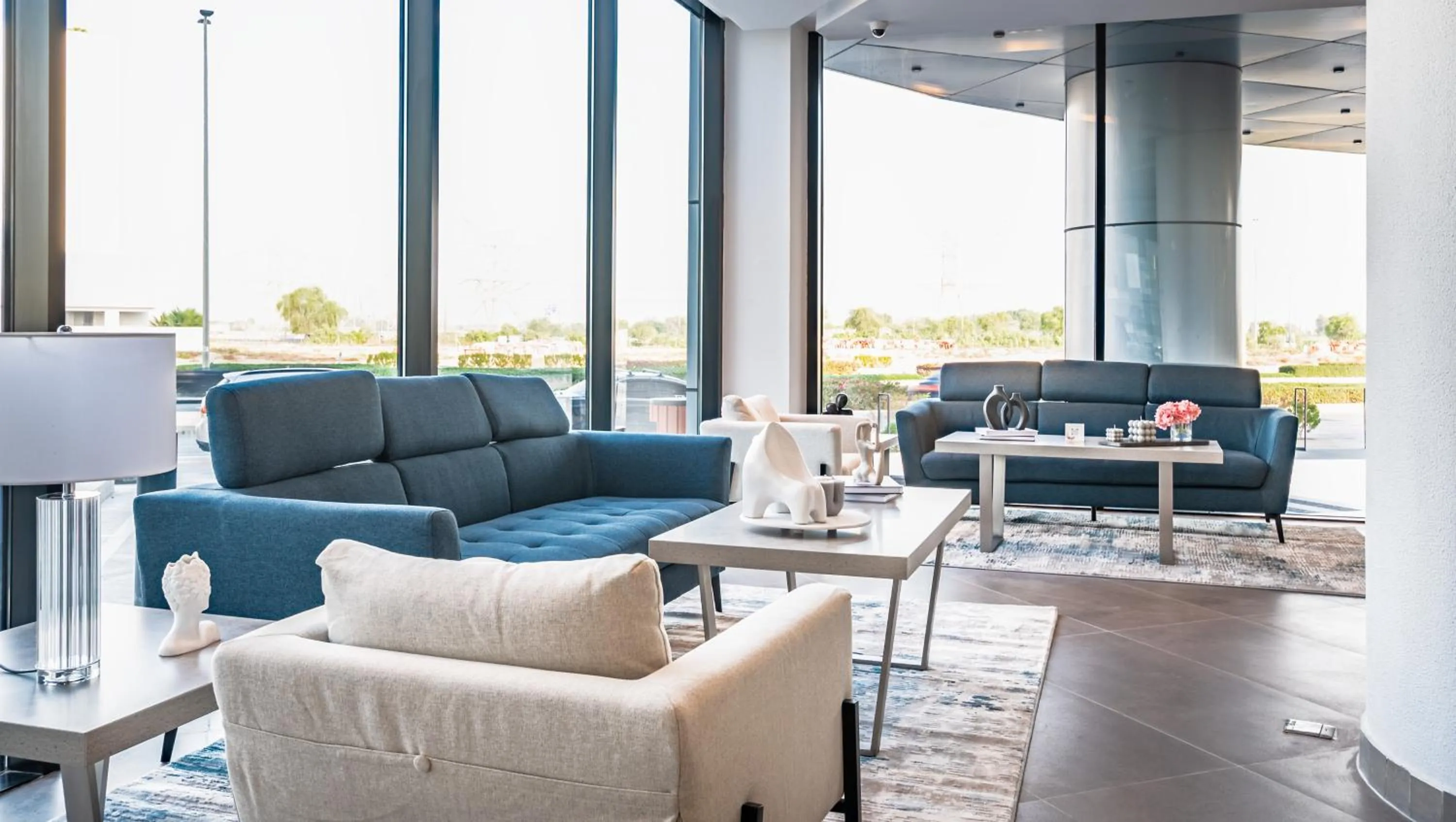 Seating area in Pyramisa Hotel Apartments