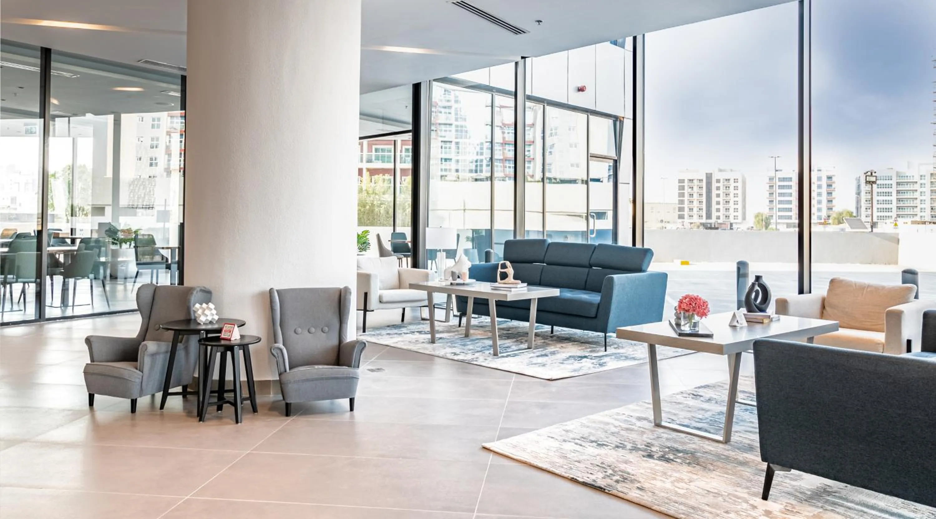 Seating area in Pyramisa Hotel Apartments