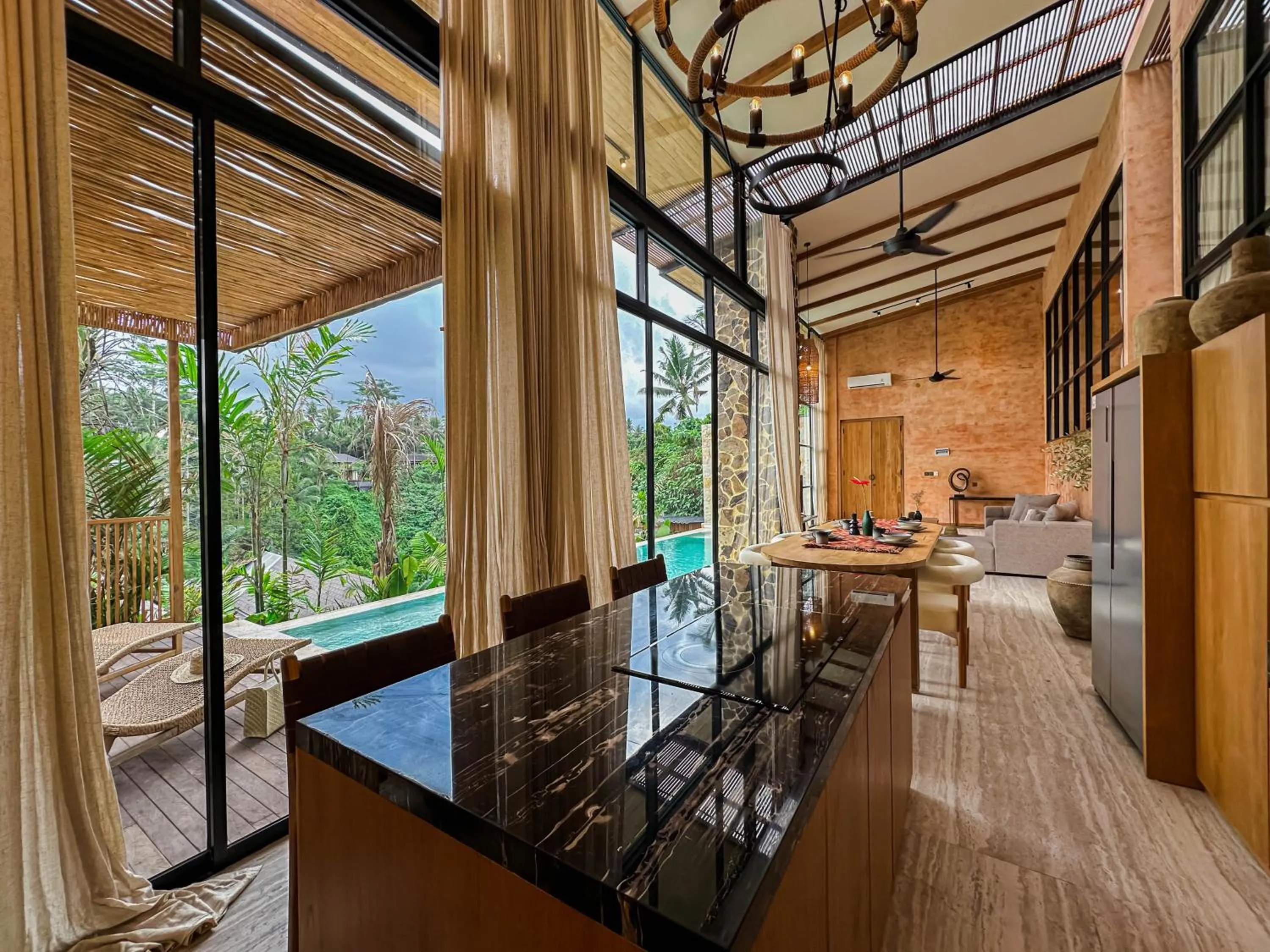 Kitchen or kitchenette in Magical Jungle Resort