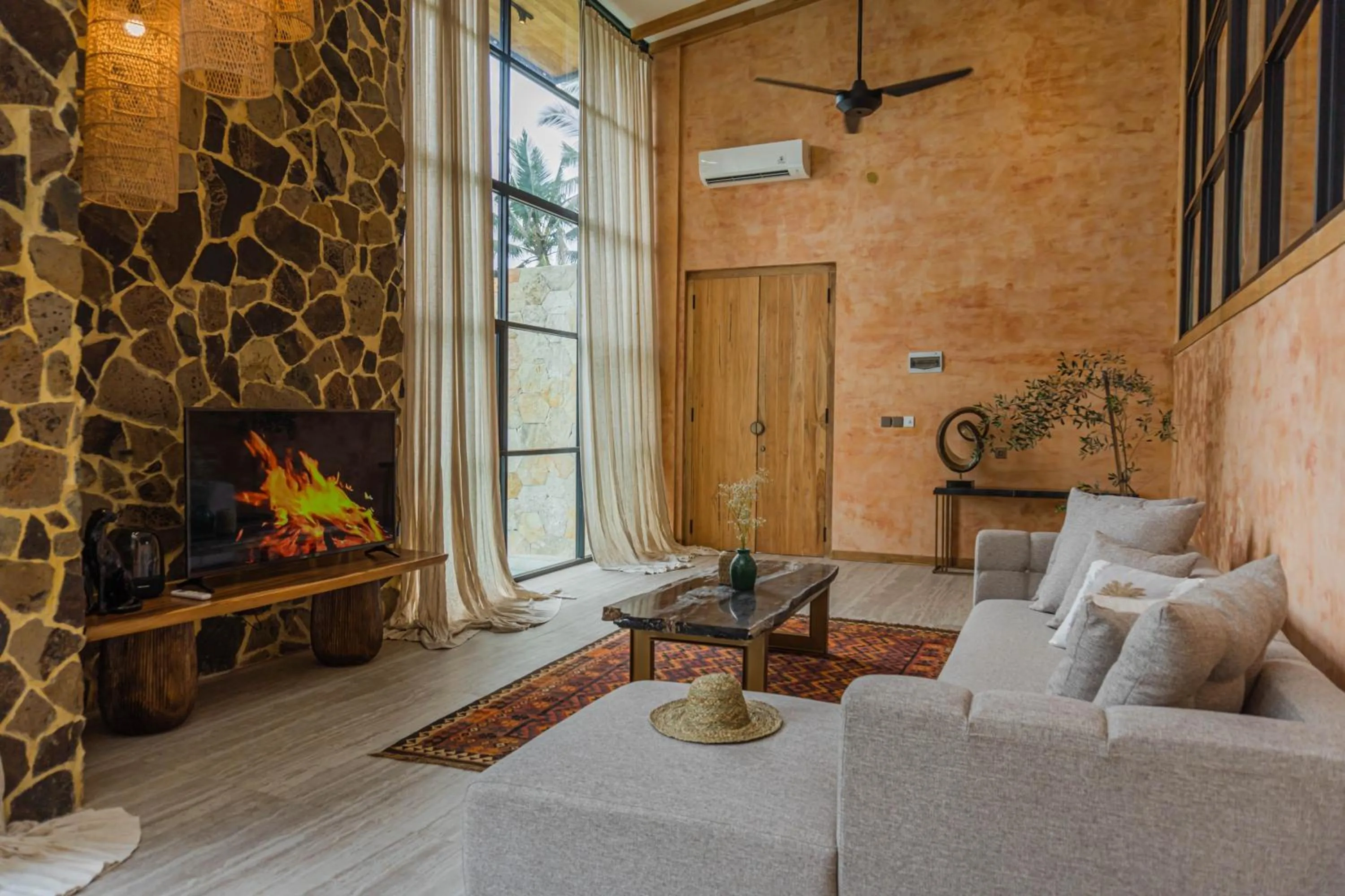 Living room in Magical Jungle Resort