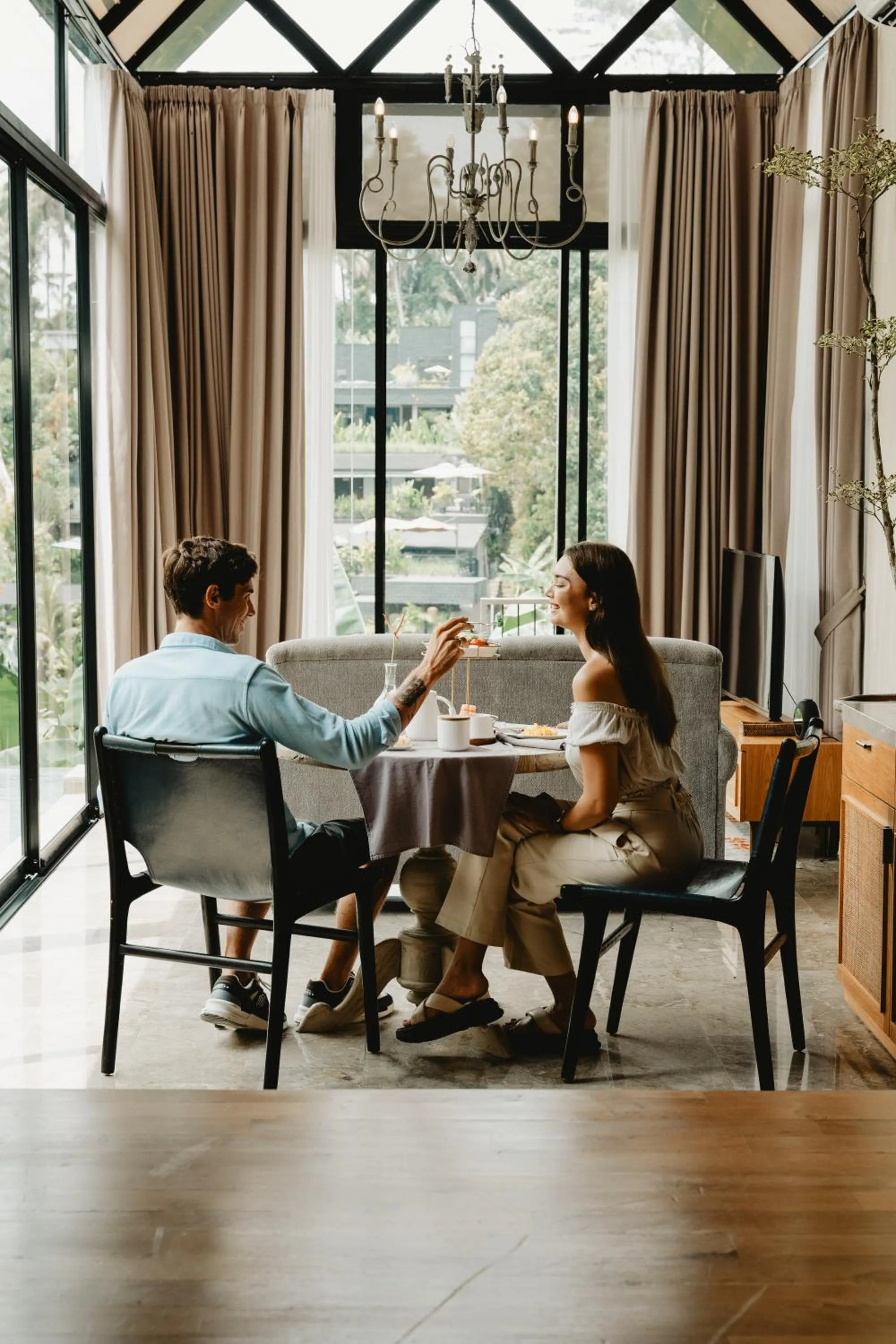 Seating area in Magical Jungle Resort