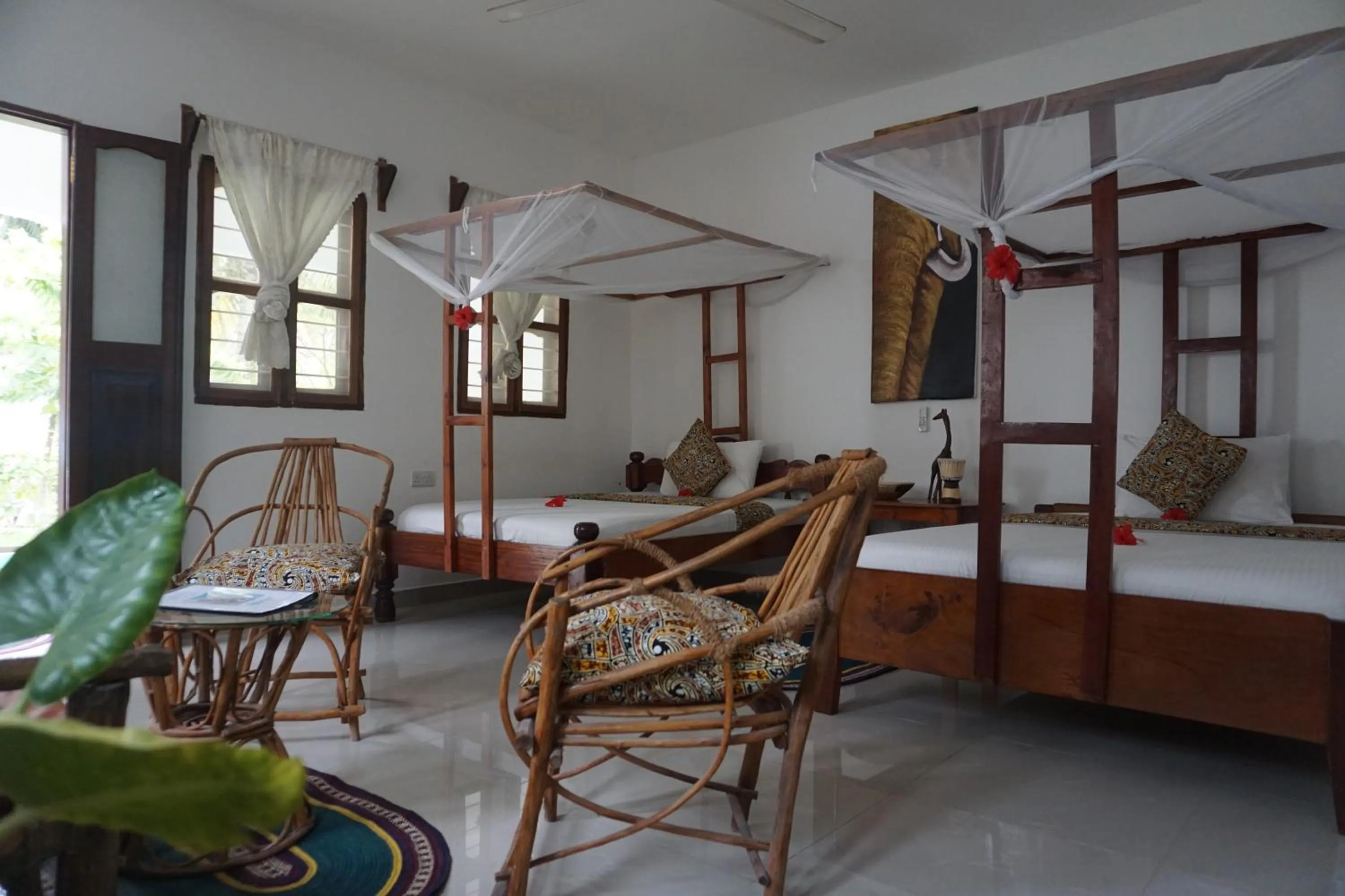 Bed in Cocolala Beach House