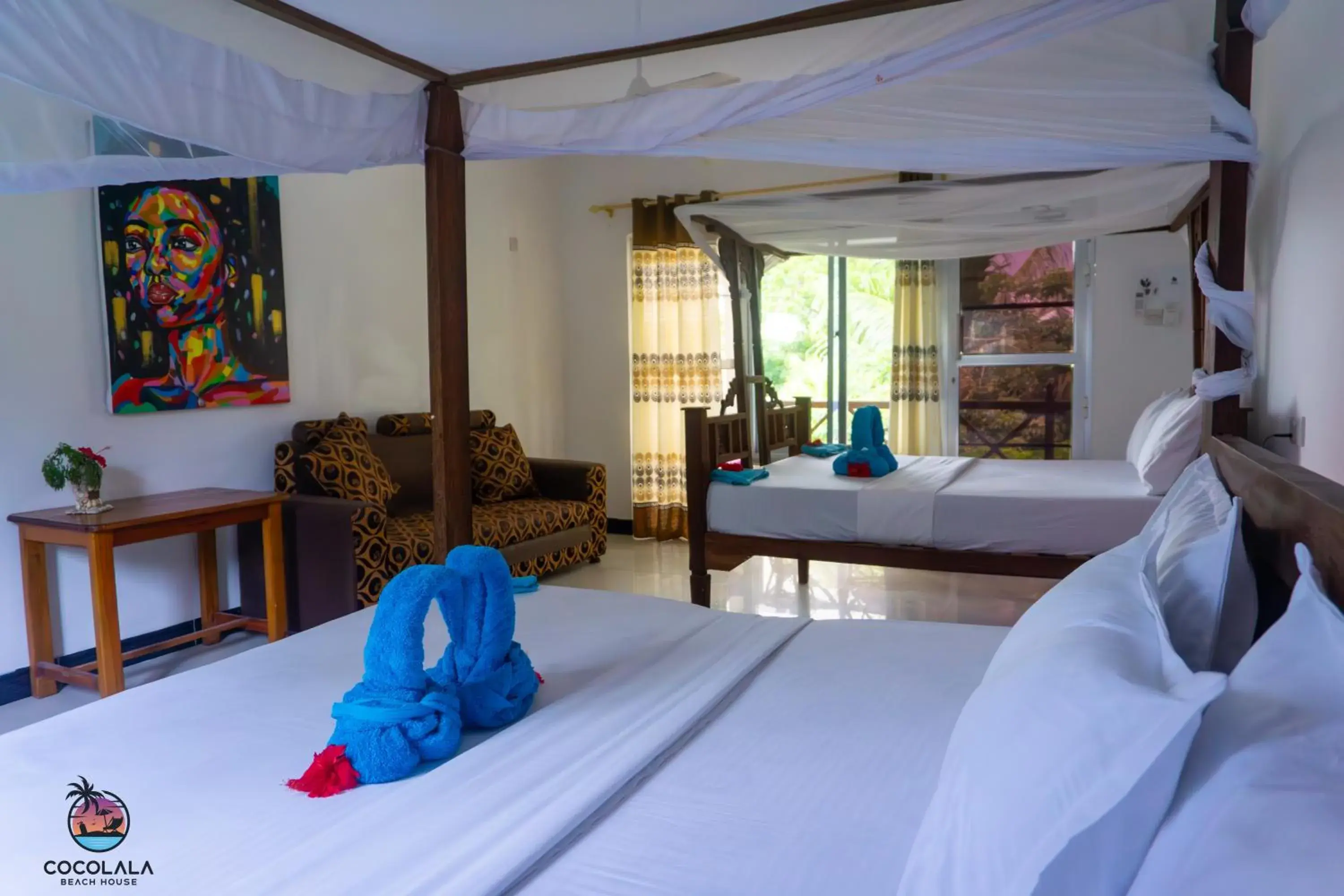 Family Room with Sea View in Cocolala Beach House Family Room with Sea View in Cocolala Beach House