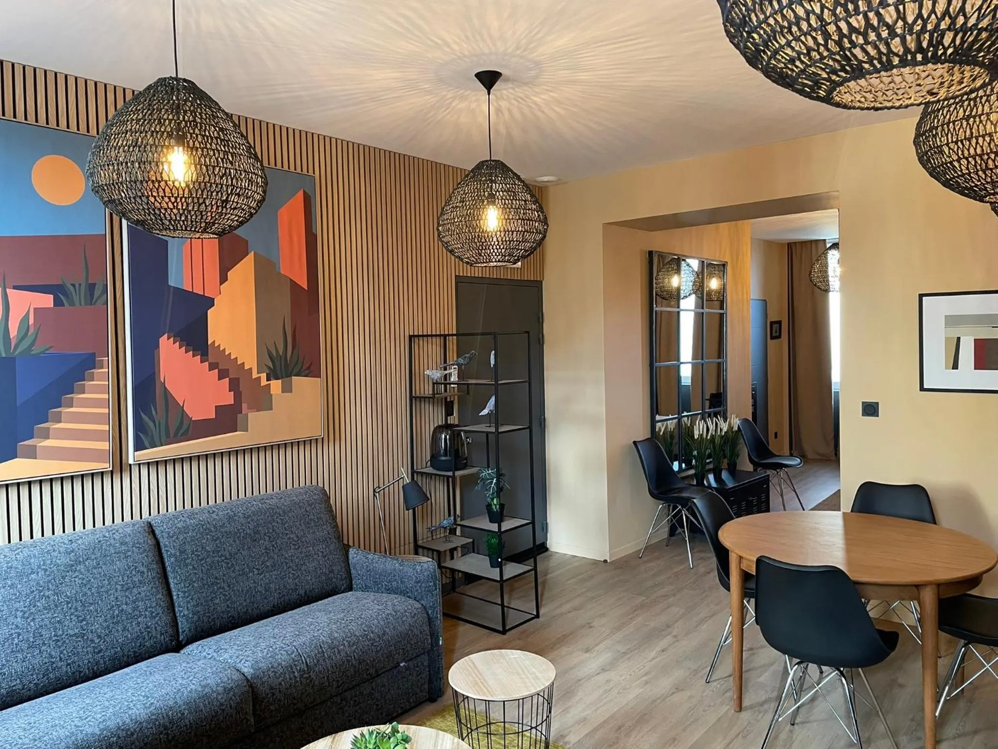 Living room in Nouvel Hôtel & Appartements