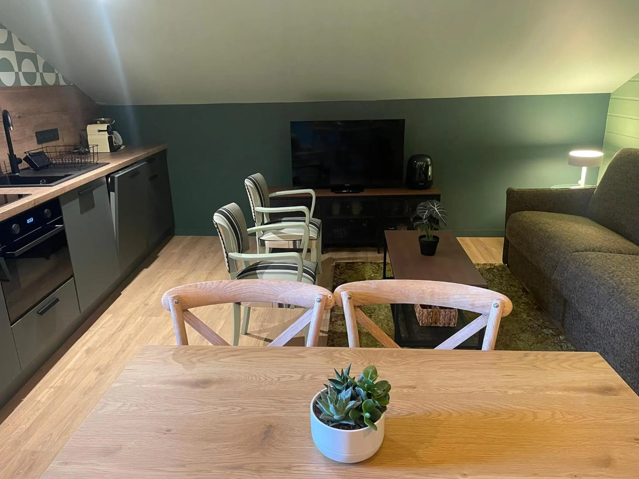 Living room in Nouvel Hôtel & Appartements