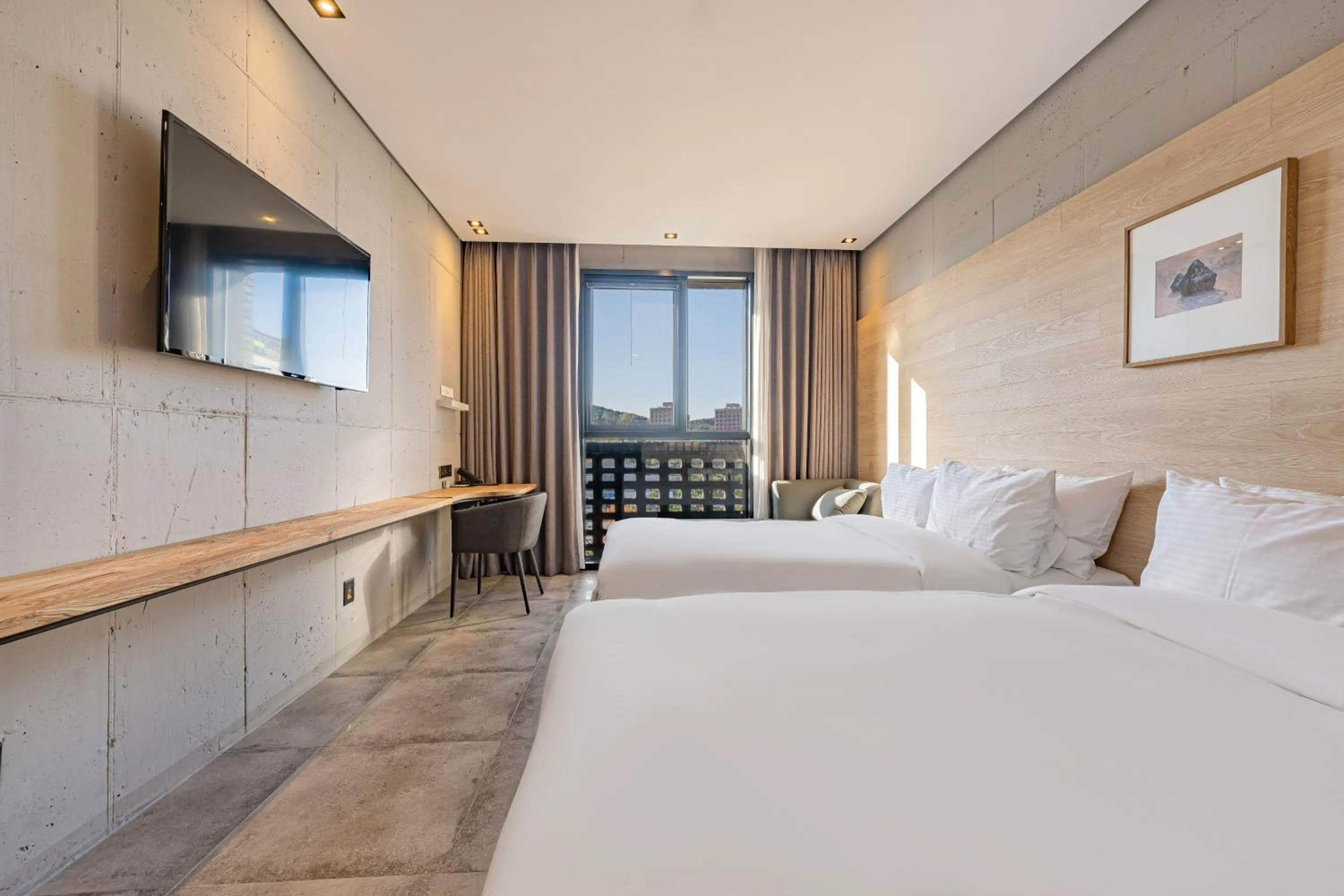 Bed in The Hong C Hotel