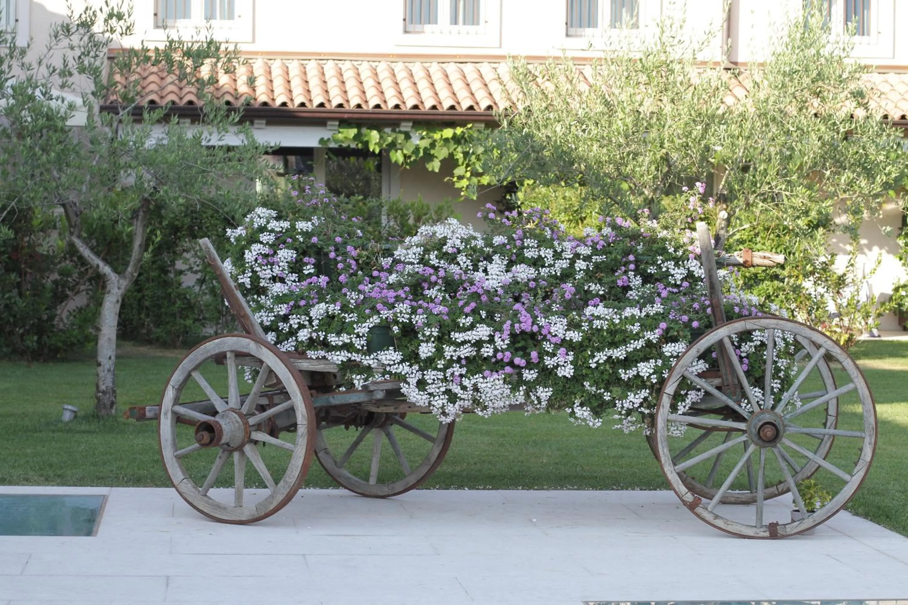 Garden view in Relais Rossar Boutique Hotel Garda & Hills