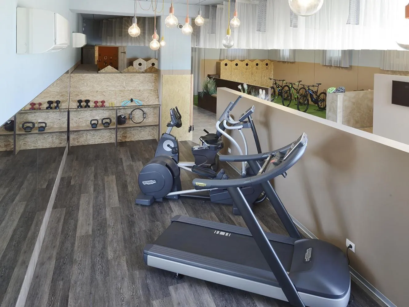 Fitness centre/facilities in Relais Rossar Boutique Hotel Garda & Hills