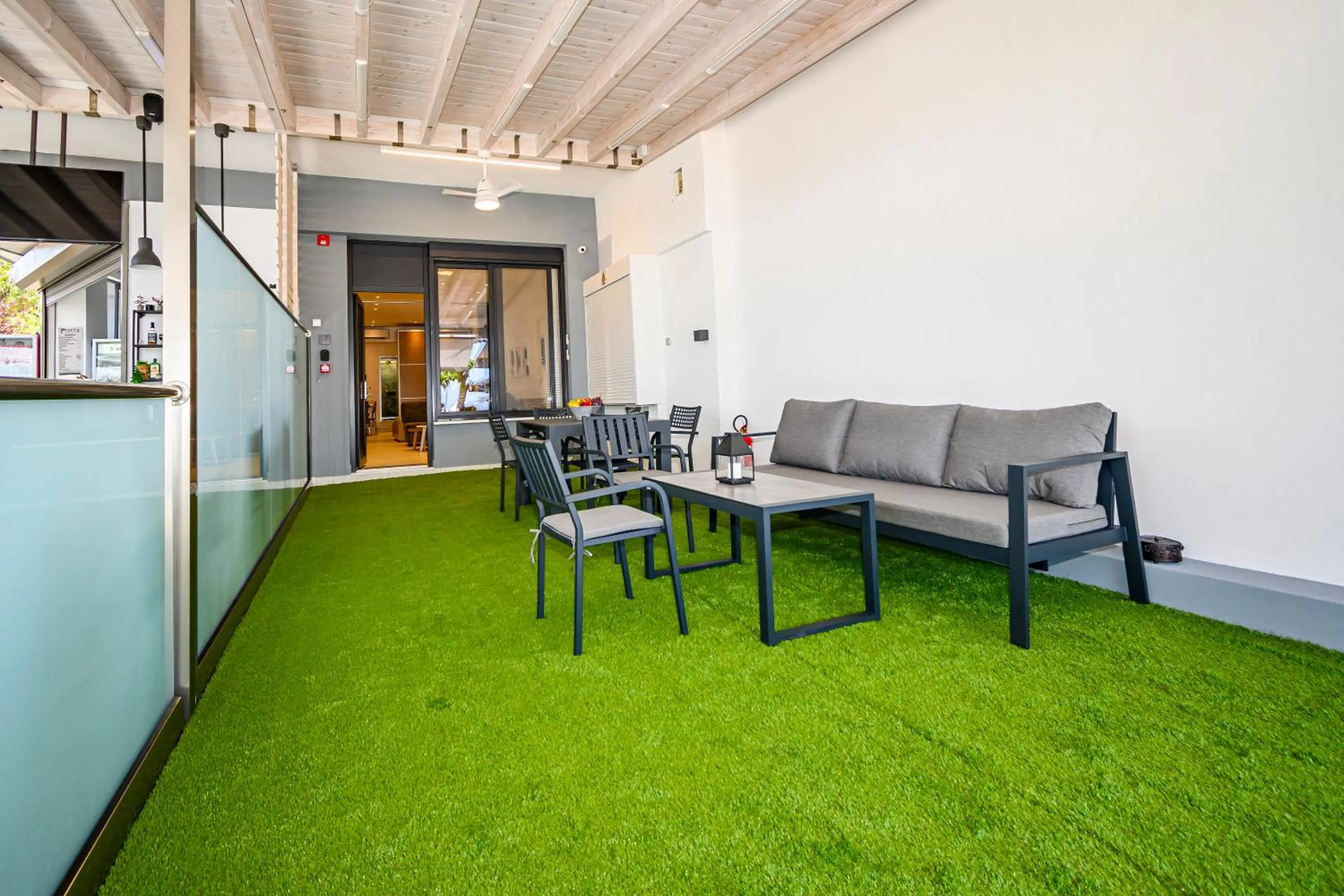 Seating area in Kima Premium Apartments