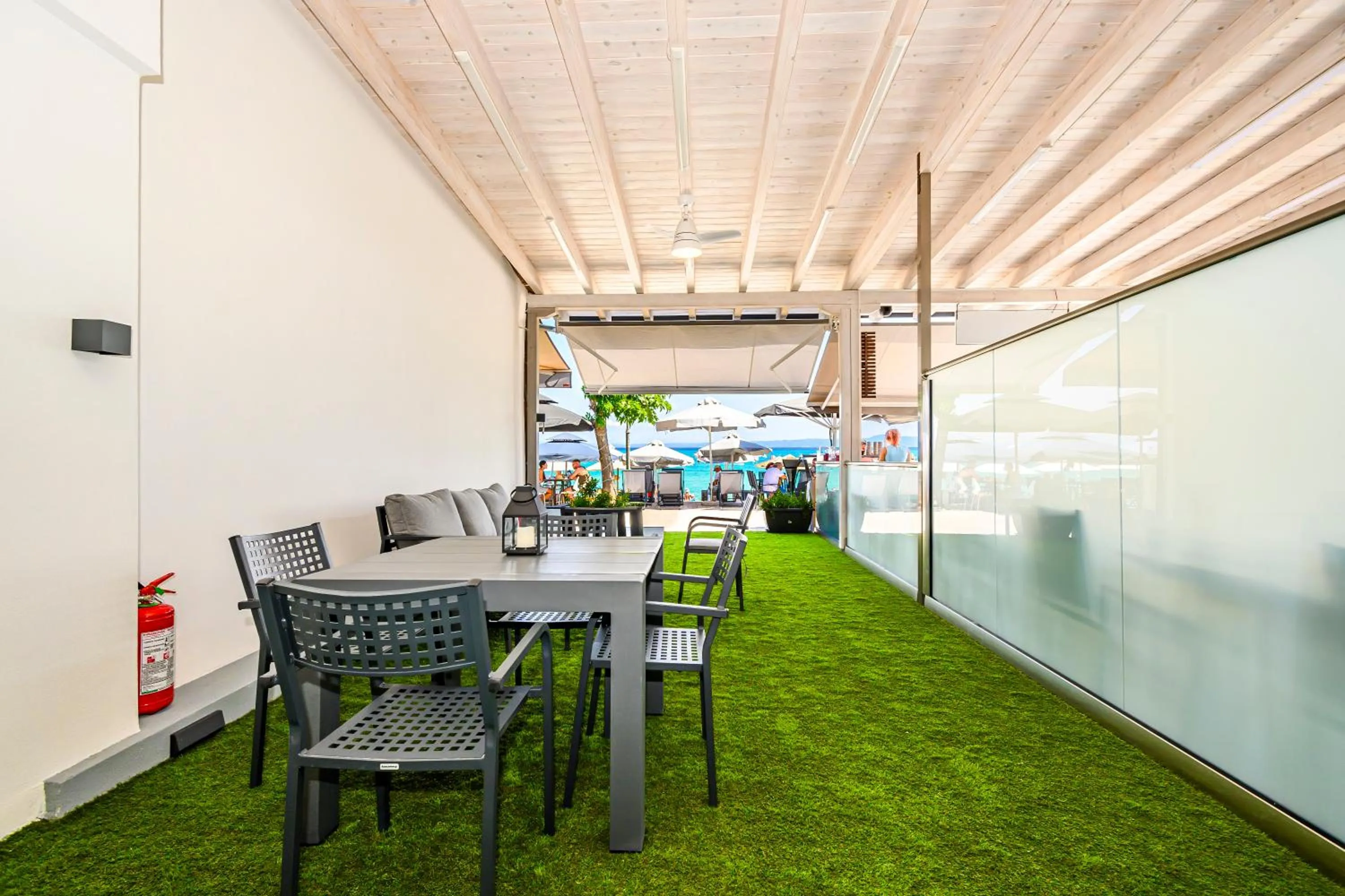 Seating area in Kima Premium Apartments