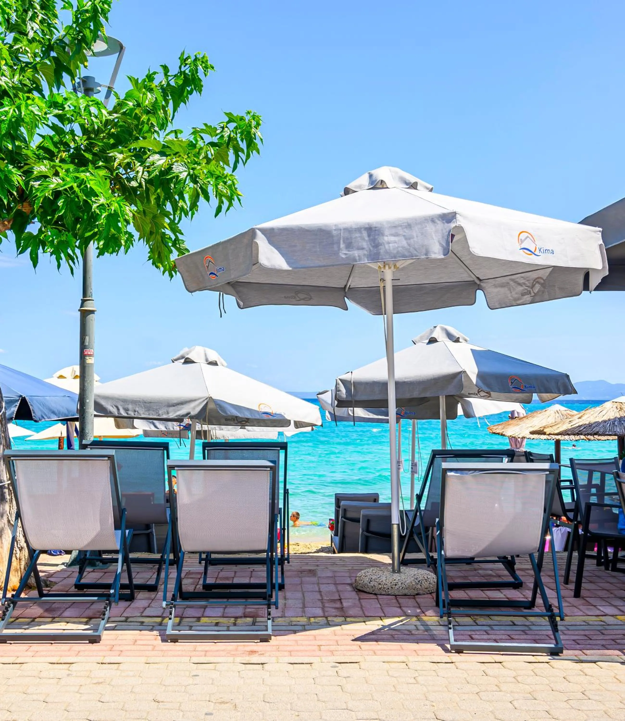 Beach in Kima Premium Apartments