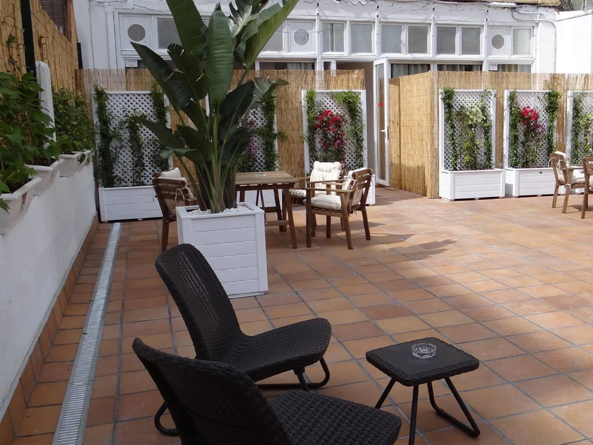 Patio in Hostal Balkonis