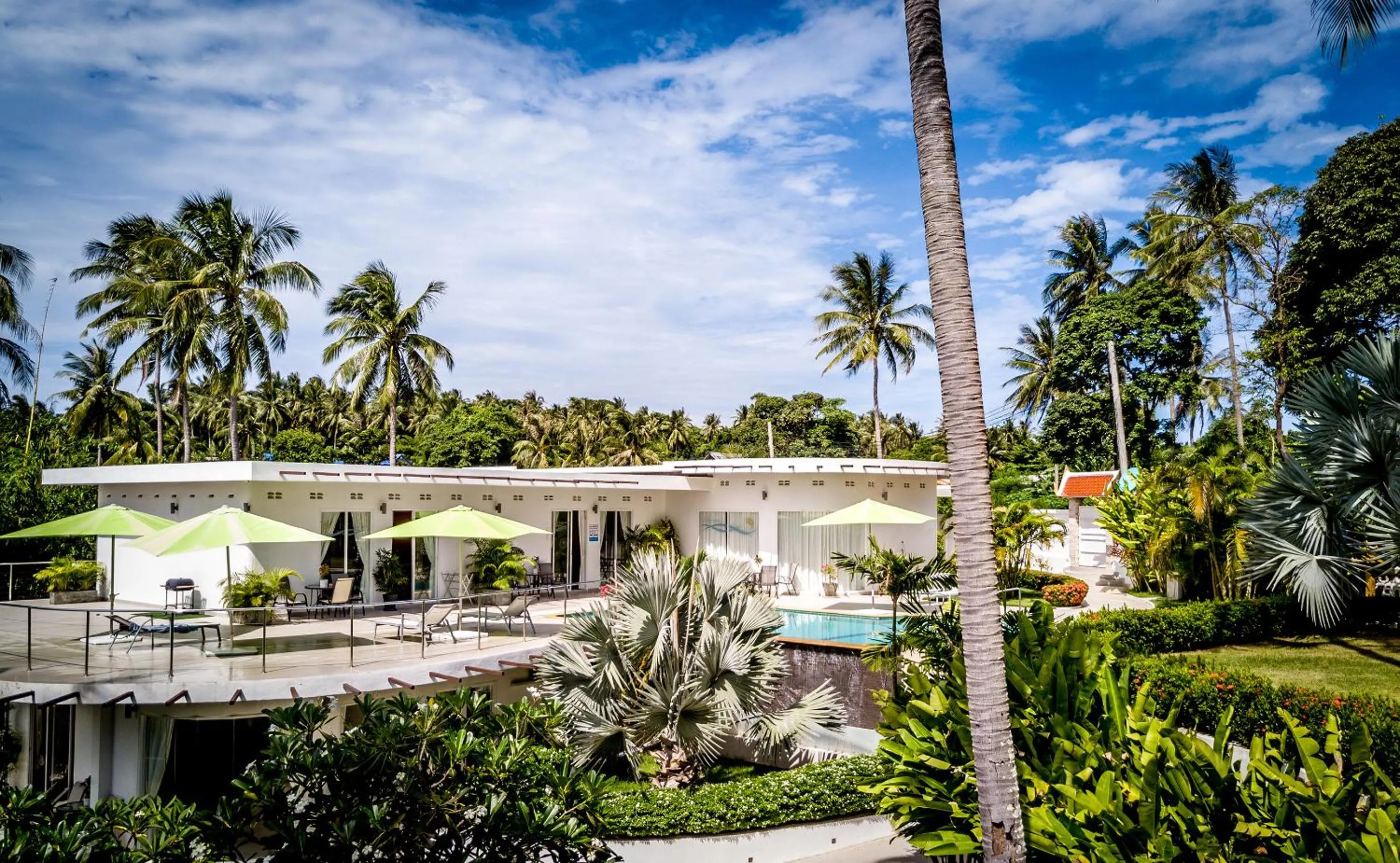Garden view in The Inspiration Residence