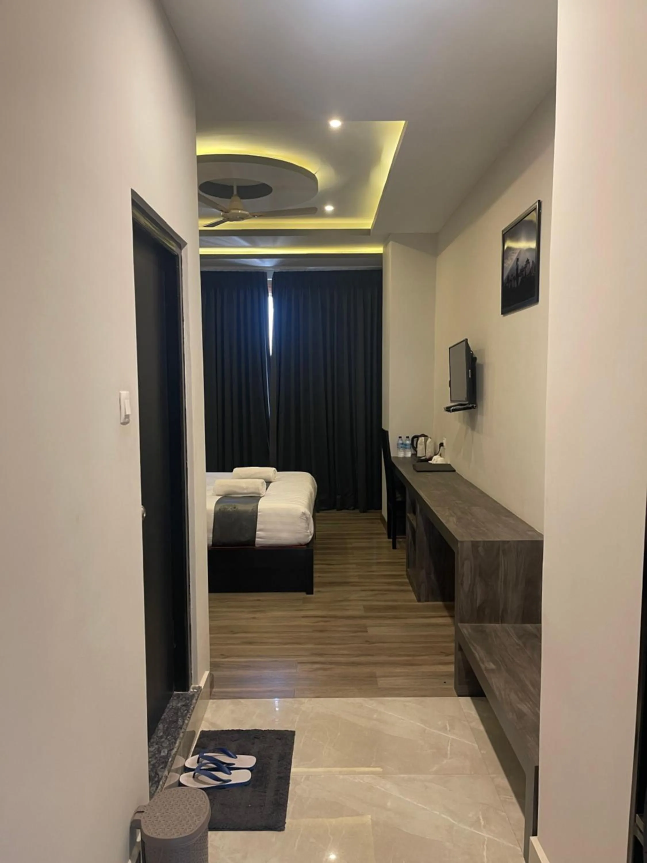 Bed in Yang Bhutan Hotel