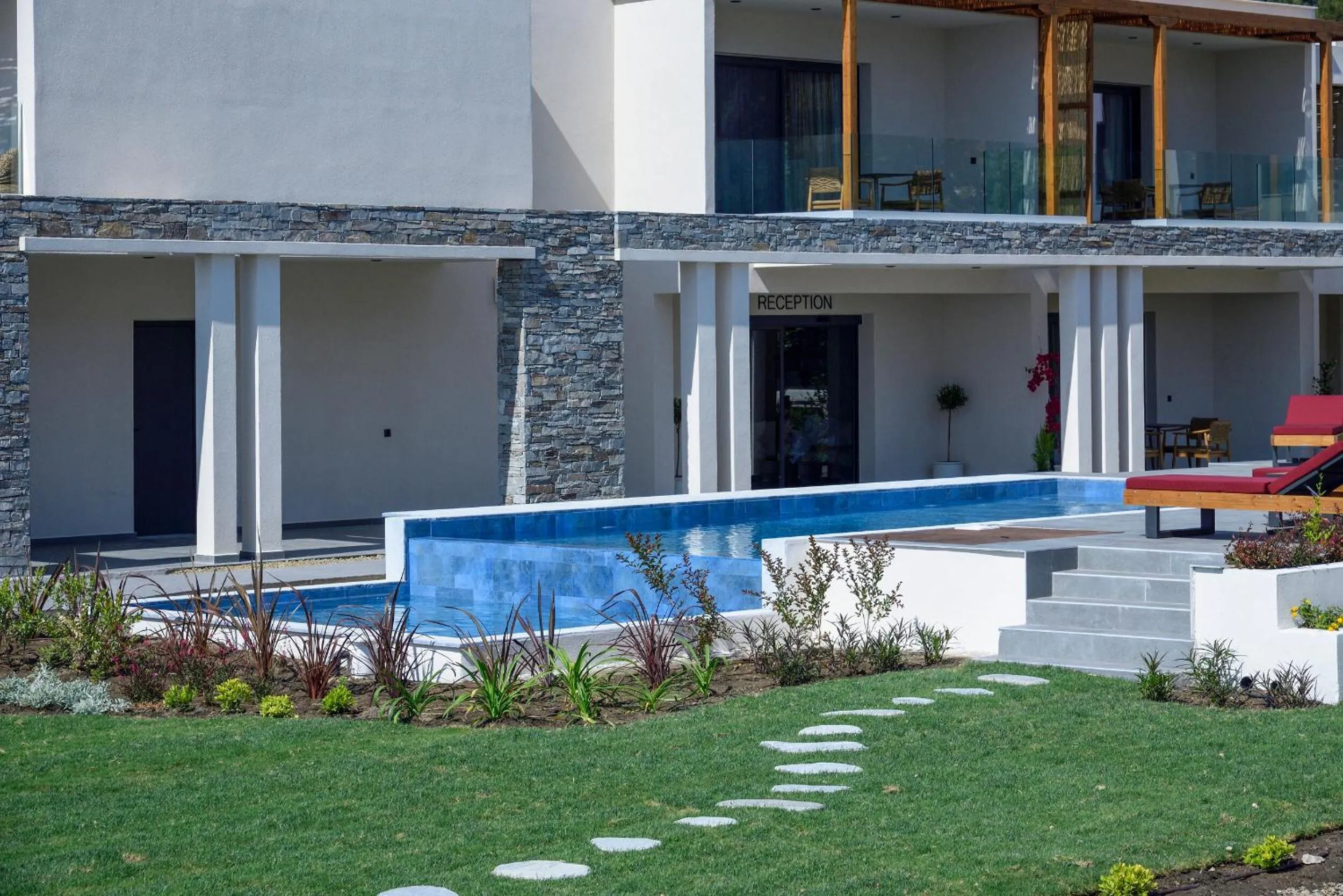 Swimming pool in Amyntas Seafront Hotel - Adults Only