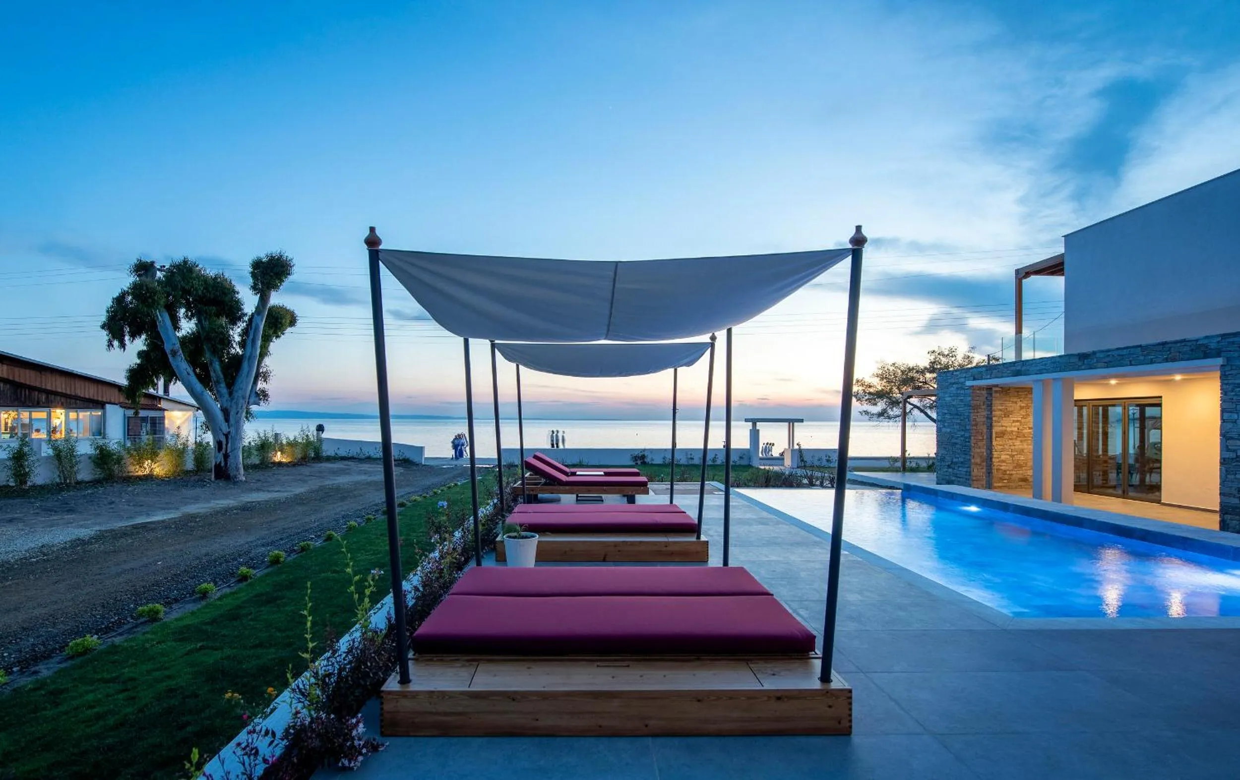 Swimming pool in Amyntas Seafront Hotel - Adults Only