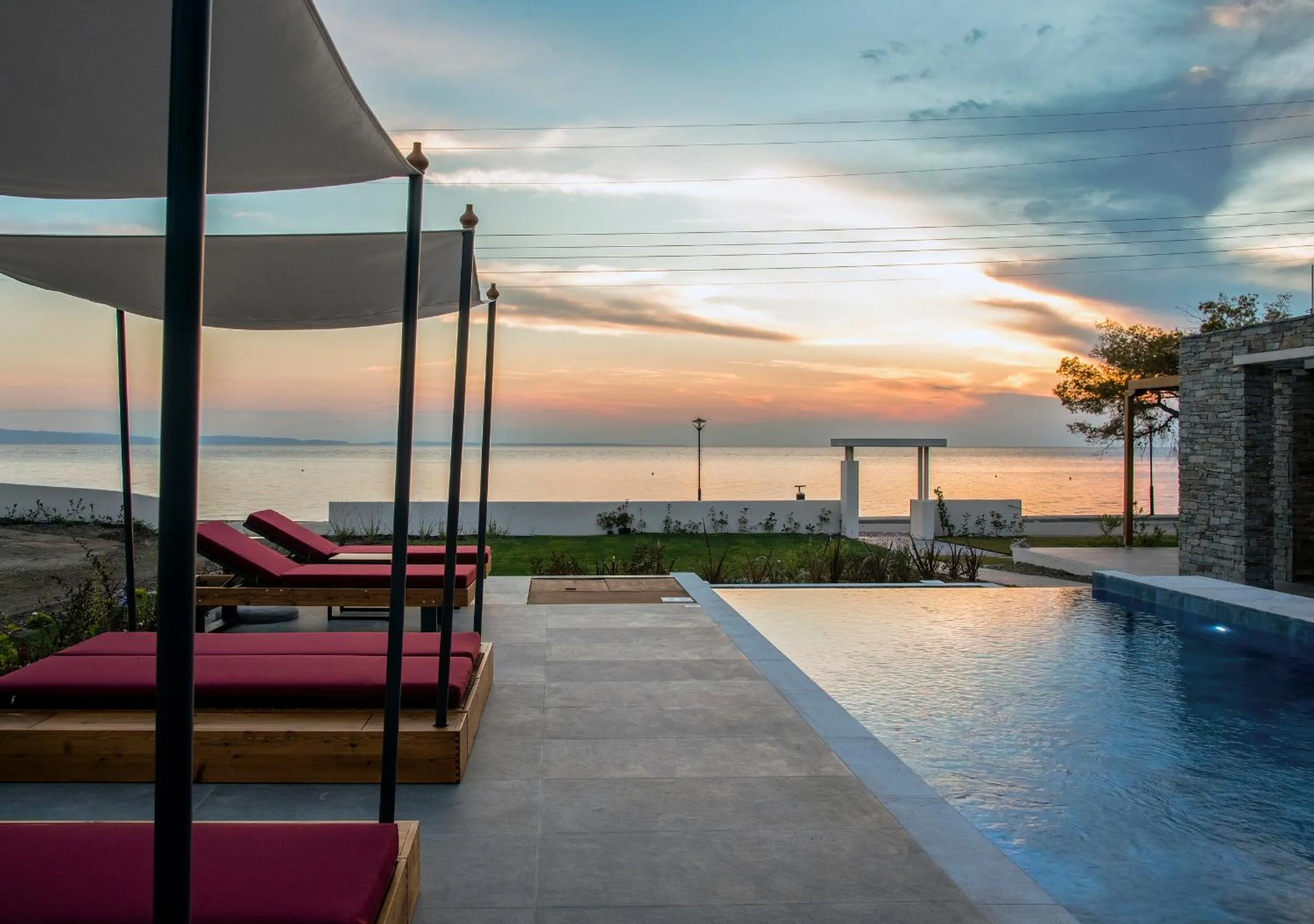 Swimming pool in Amyntas Seafront Hotel - Adults Only