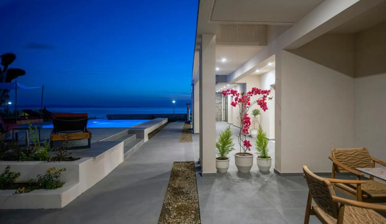 Balcony/Terrace in Amyntas Seafront Hotel - Adults Only